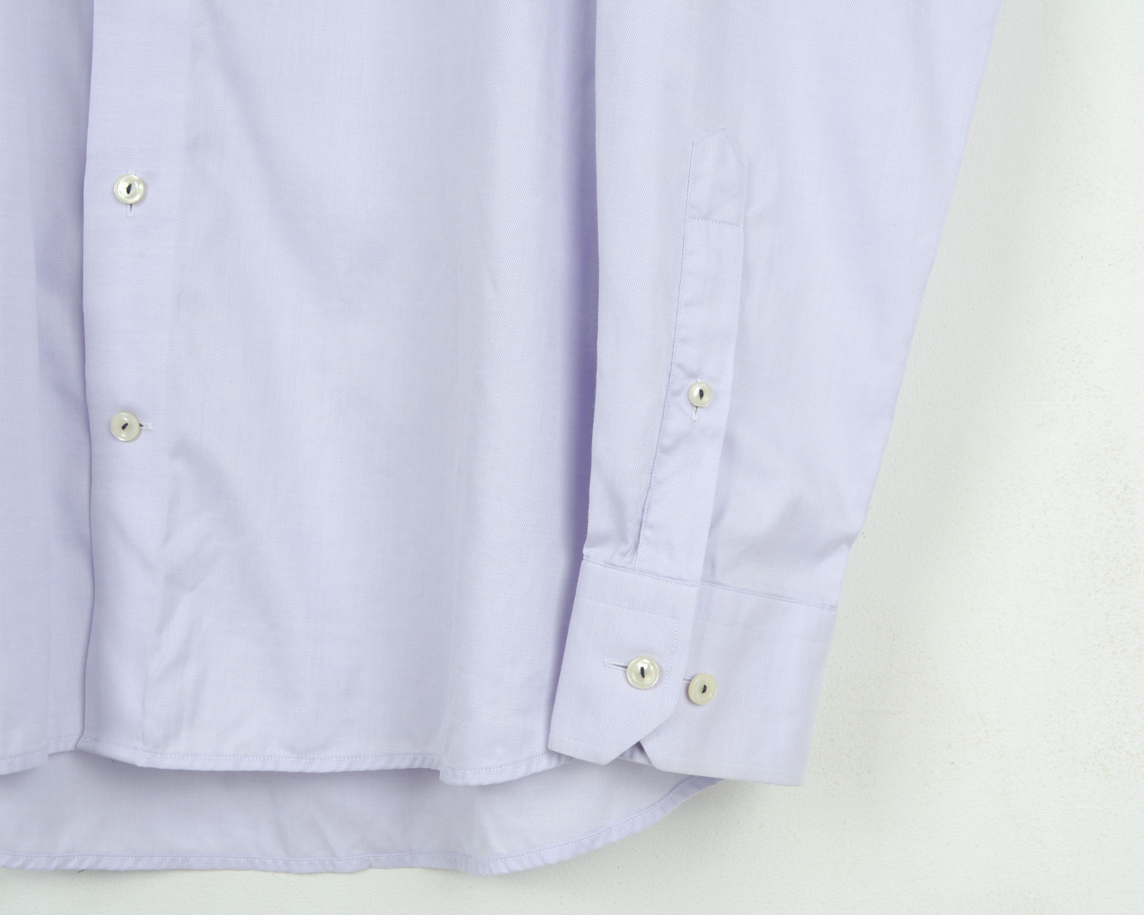 Eton Contemporary 42 Formal 16 1/2" Over Shirt Button Up Cotton Size 42R - 3 Thumbnail