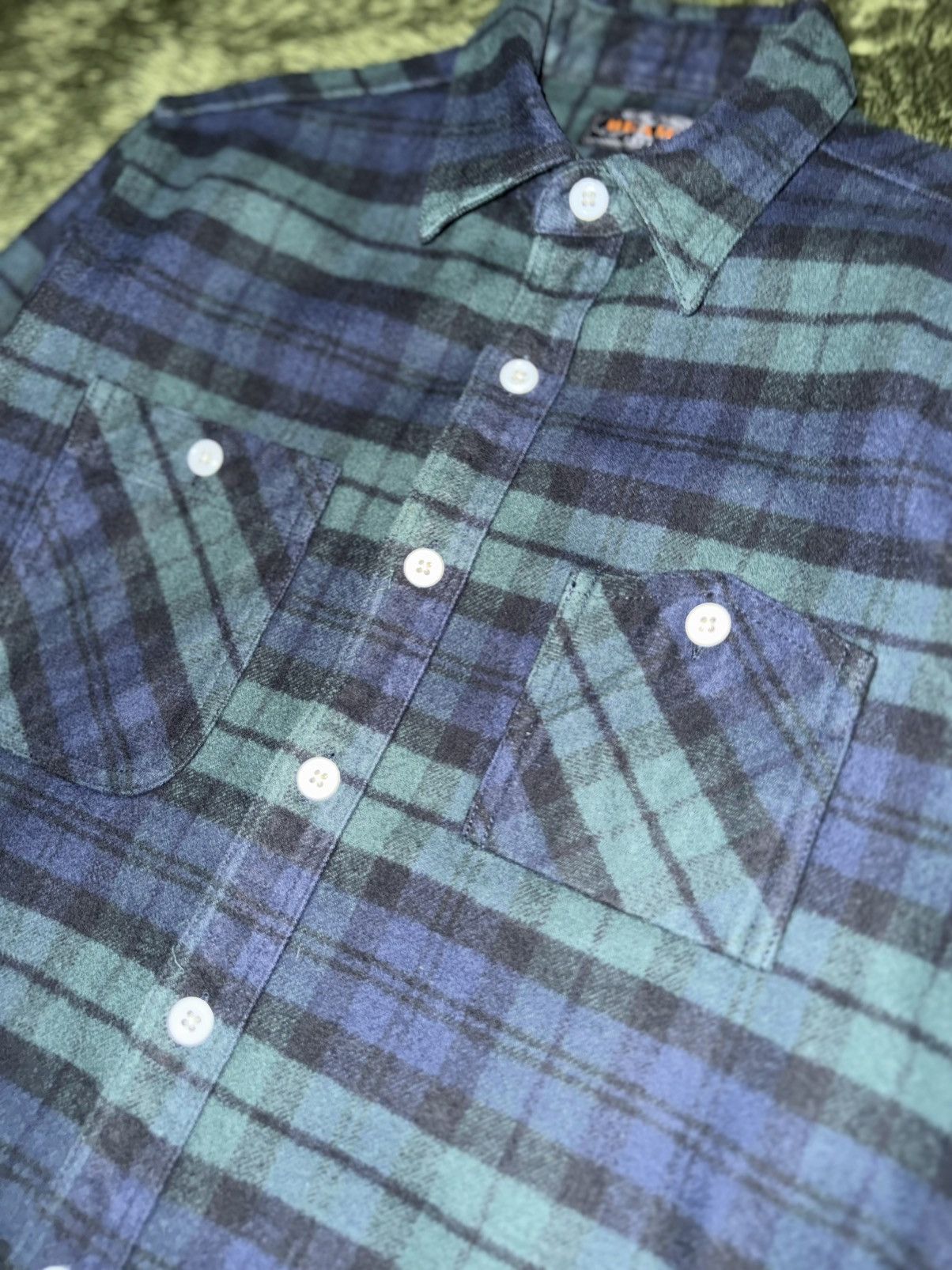 Beams Plus [S] Beams Plus Heavy Blackwatch Flannel Shirt Made in Japan Size US S / EU 44-46 / 1 - 4 Thumbnail