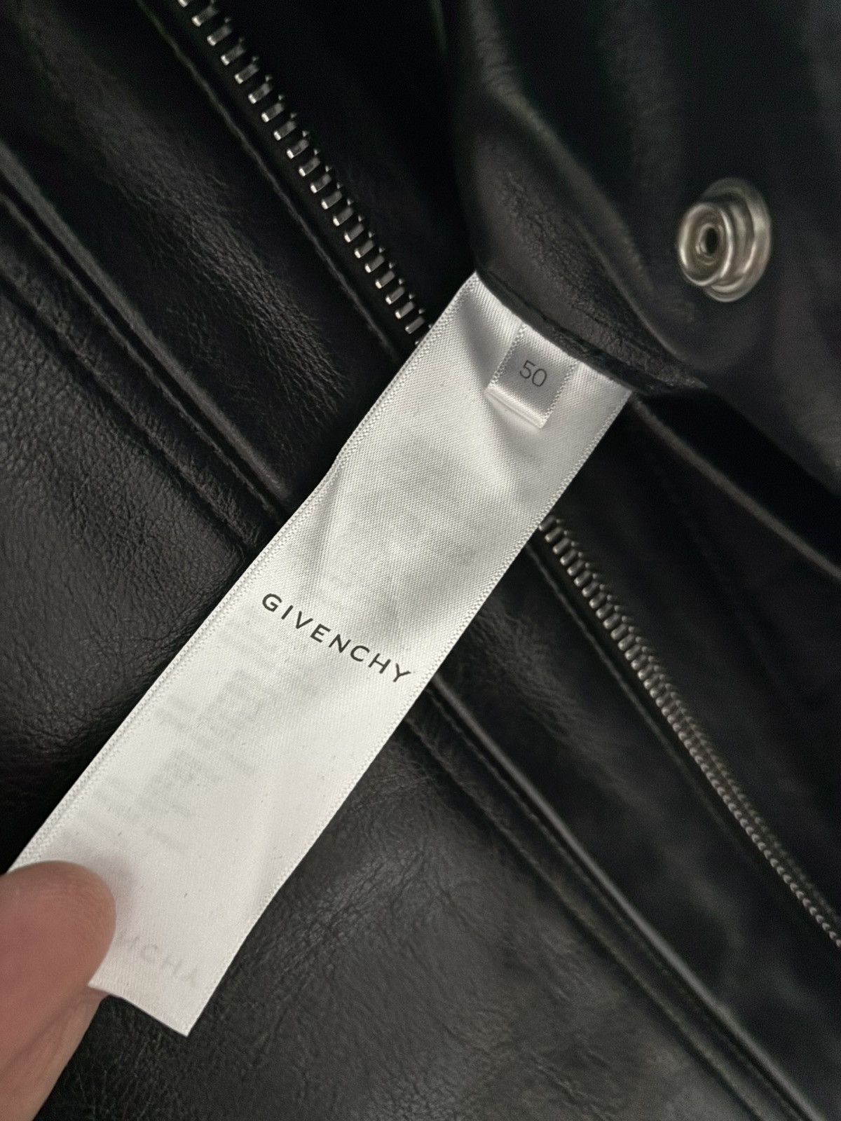 Givenchy Givenchy biker calf leather jacket Size US M / EU 48-50 / 2 - 10 Thumbnail
