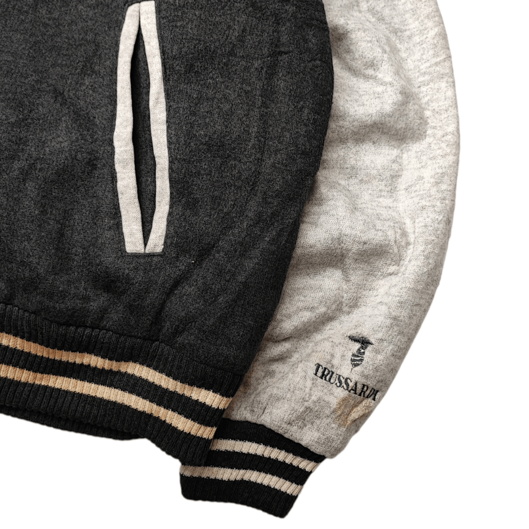 Trussardi Vintage Trussardi Big Logo Varsity Jacket Size US L / EU 52-54 / 3 - 8 Thumbnail