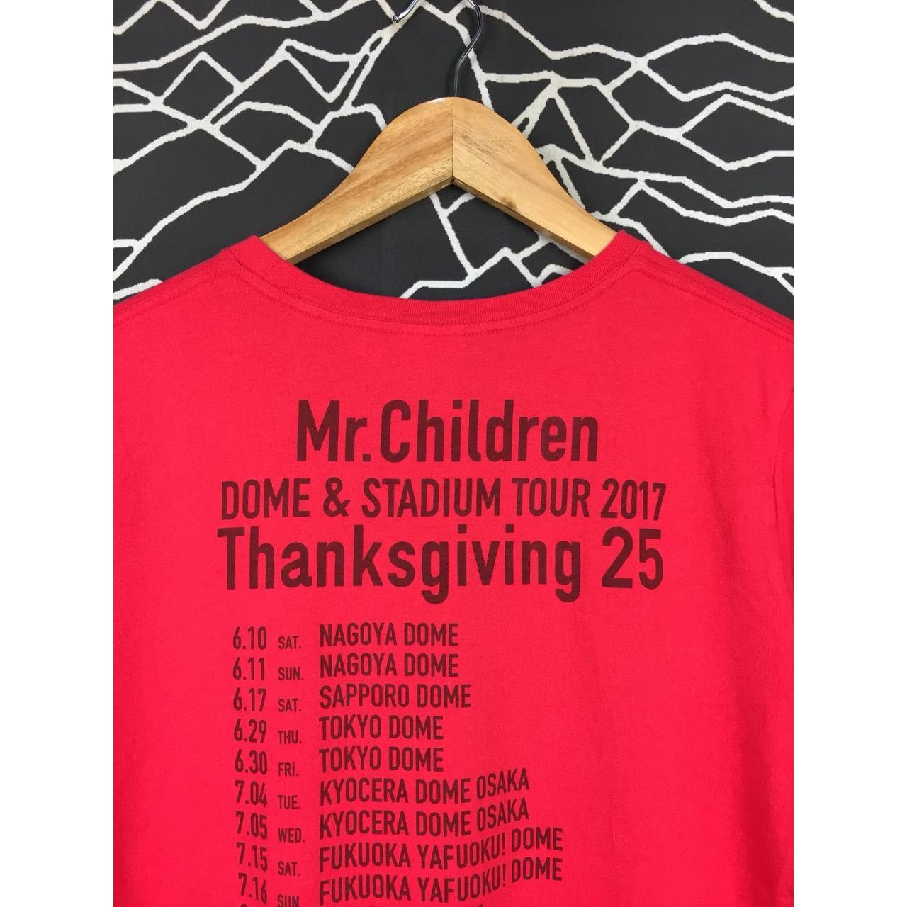 Band Tees × Japanese Brand Mr.Children Pop Rock Band Dome & Stadium Tour 2017 Tee Size US S / EU 44-46 / 1 - 5 Thumbnail