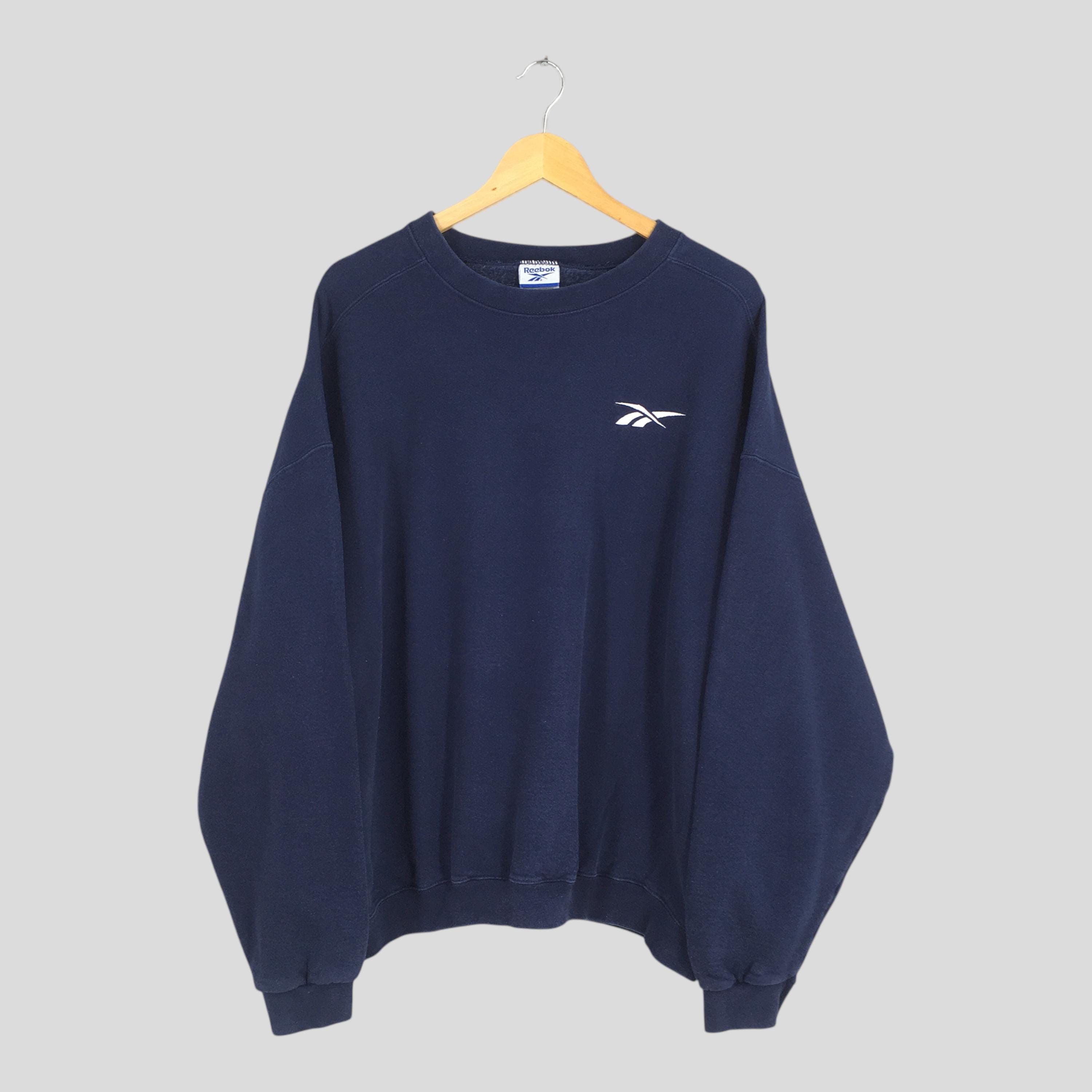 Reebok Vintage 90's Reebok England Blue Sweatshirt XLarge Size US XL / EU 56 / 4 - 1 Thumbnail
