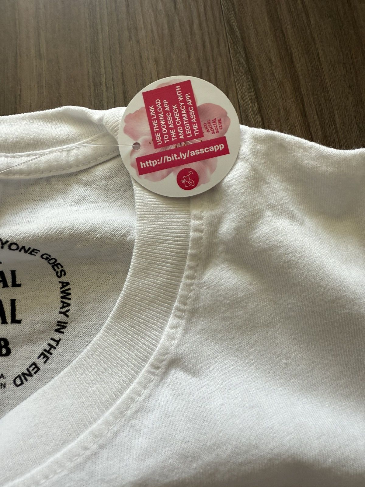 Anti Social Social Club × Fragment Design Anti Social Social Club x Fragment White Pink Logo Tee L Size US L / EU 52-54 / 3 - 4 Thumbnail