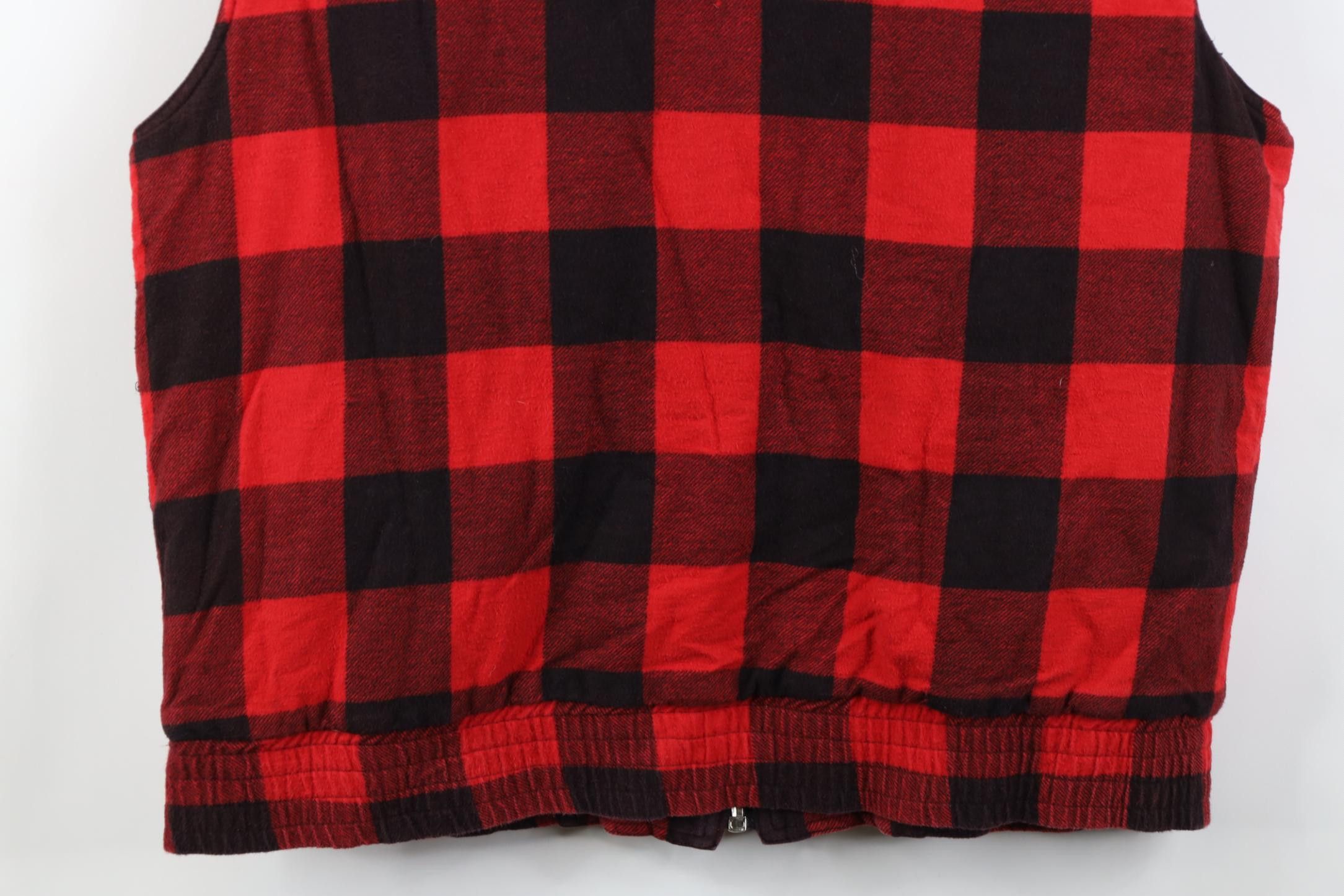 Vintage Vintage 90s Streetwear Puffer Vest Jacket Buffalo Plaid Size US M / EU 48-50 / 2 - 13 Thumbnail