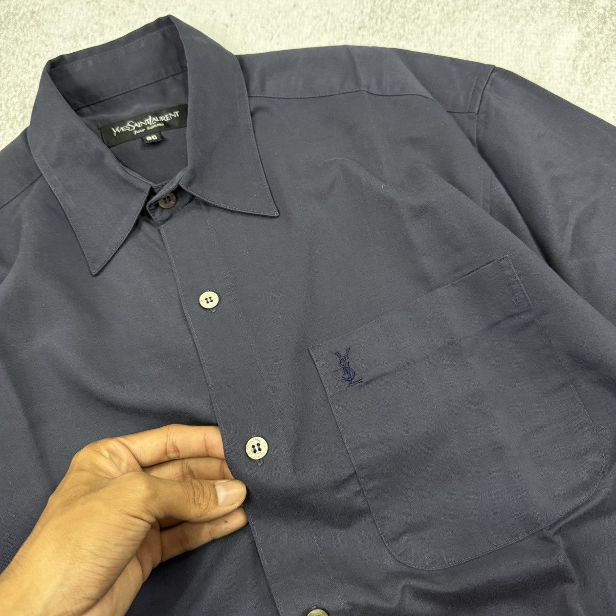 Yves Saint Laurent YvesSaintLaurent pour homme longshirt Size US M / EU 48-50 / 2 - 4 Thumbnail