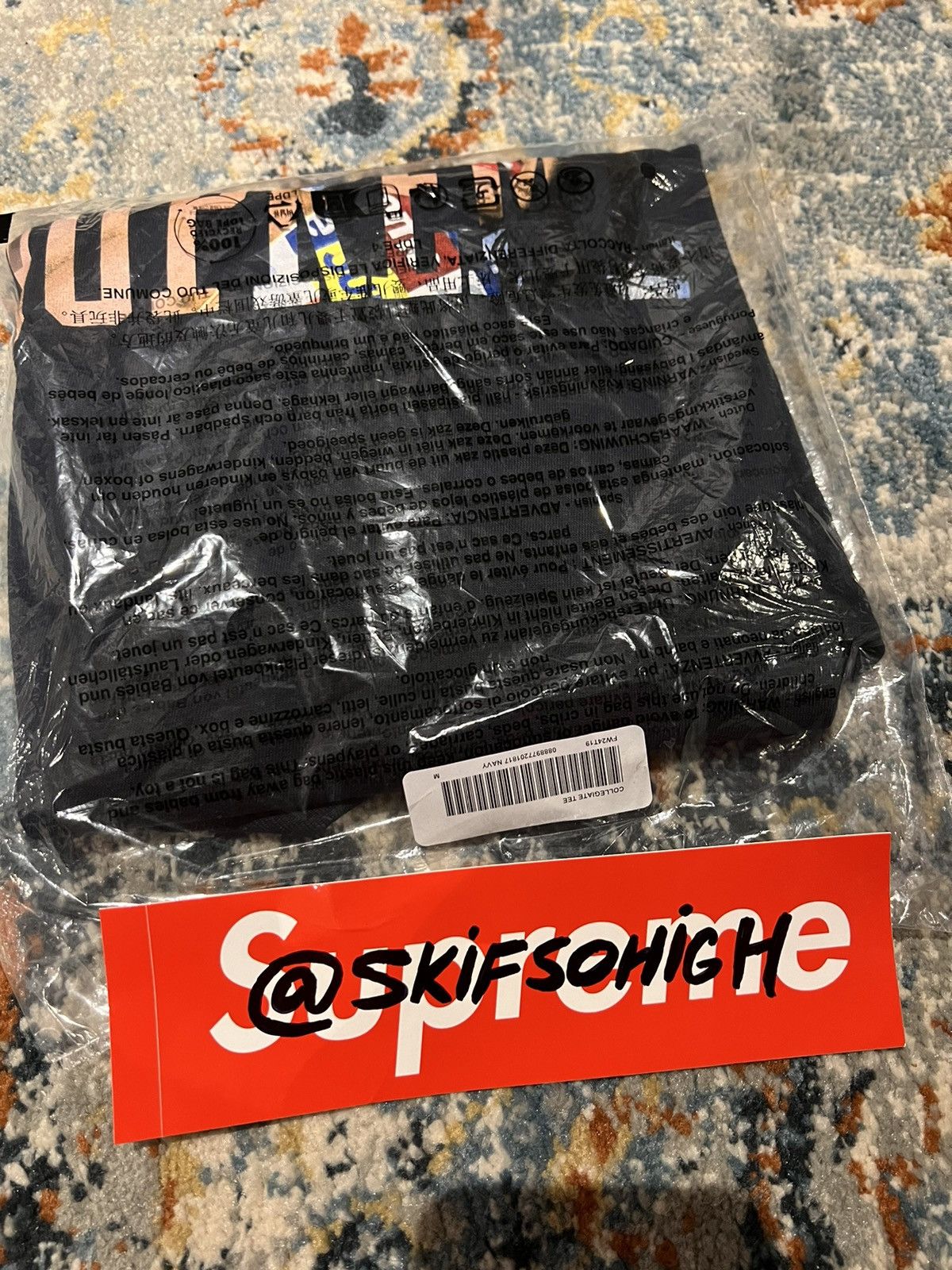 Supreme Supreme Tera Patrick Tee (Navy) Size M Size US M / EU 48-50 / 2 - 4 Thumbnail
