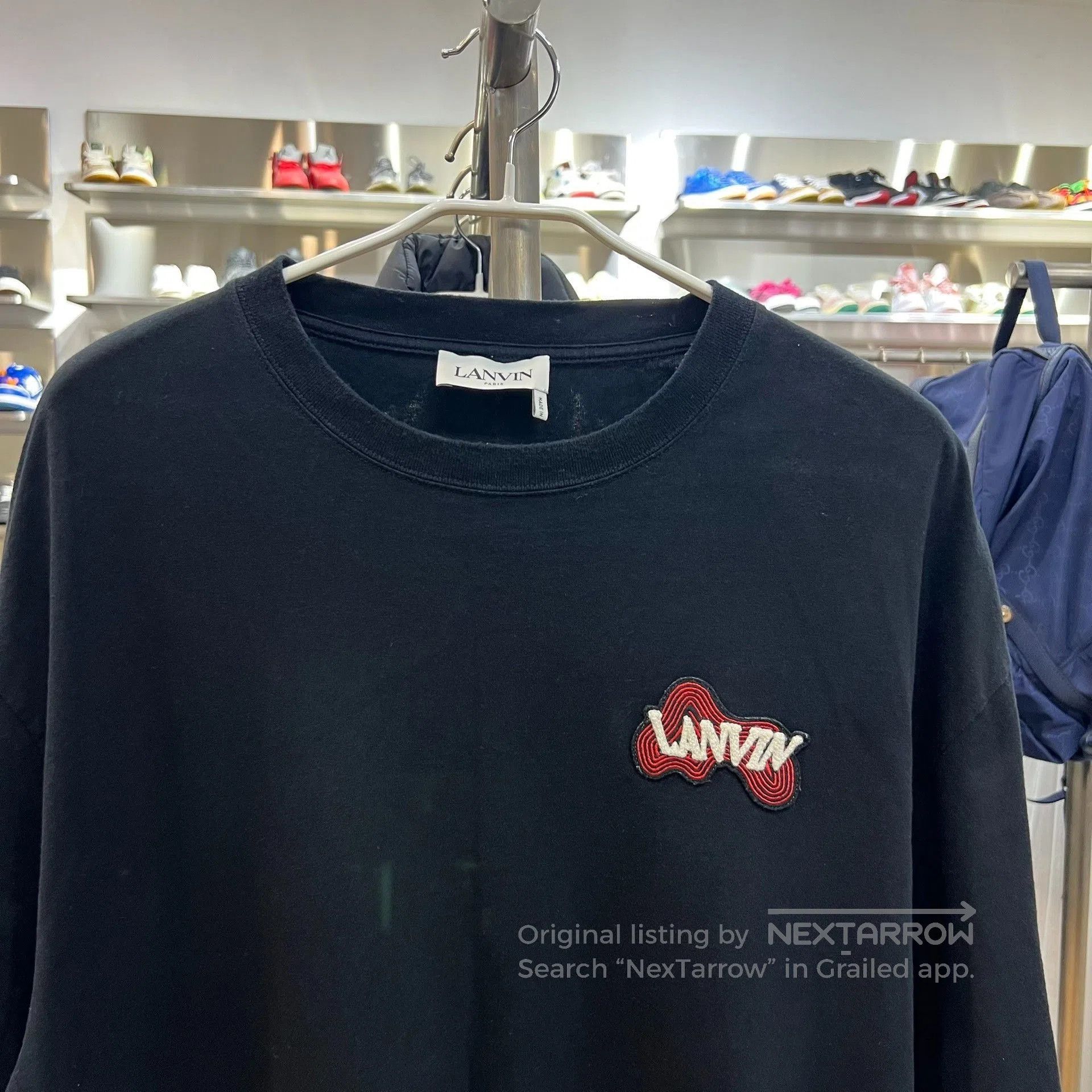 Lanvin Lanvin Men's Logo Crewneck Short Sleeve T. Size US XL / EU 56 / 4 - 2 Thumbnail