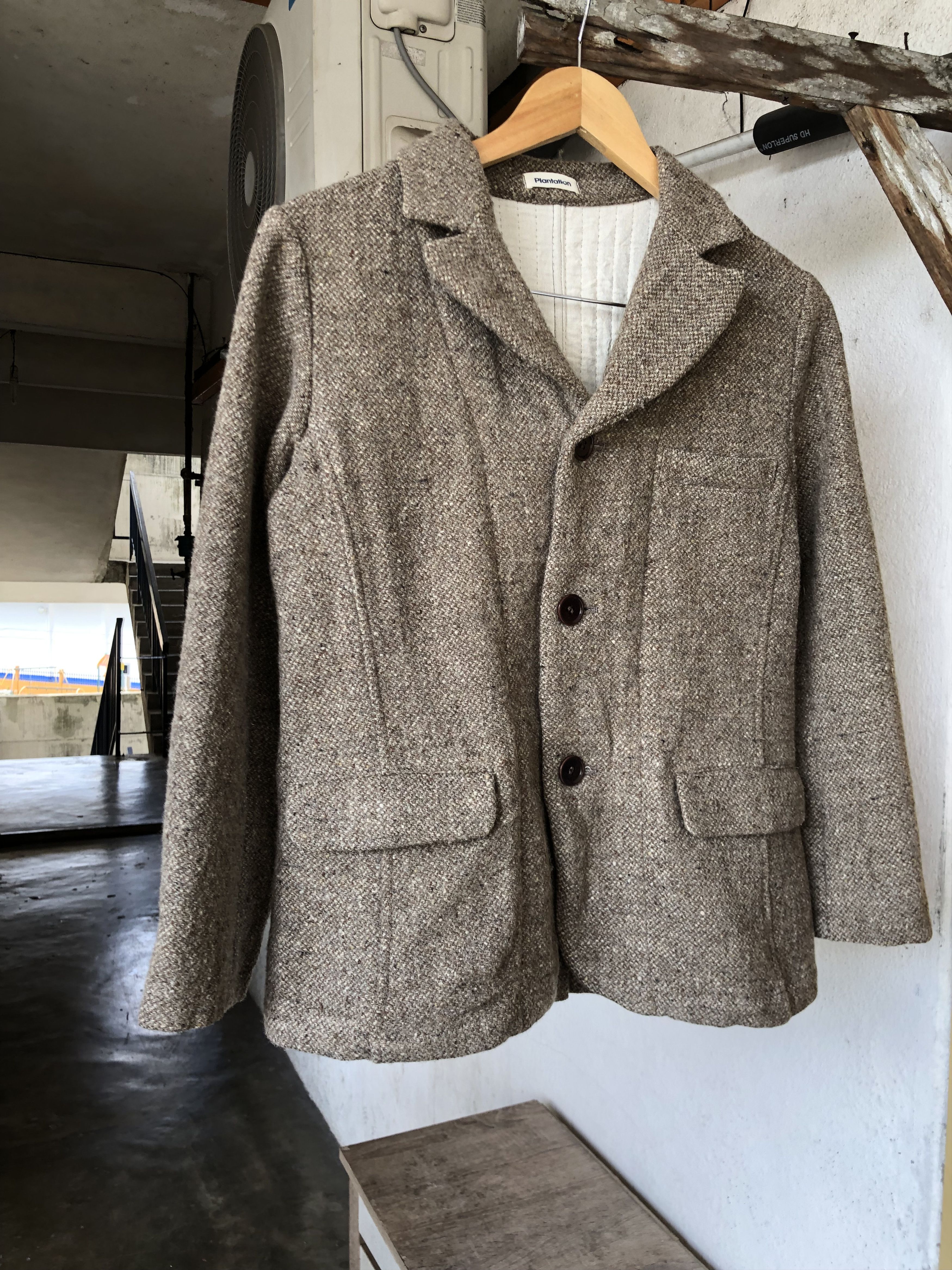 Issey Miyake Issey Miyake Plantation Vintage Style Wool Jacket Size M / US 6-8 / IT 42-44 - 3 Thumbnail