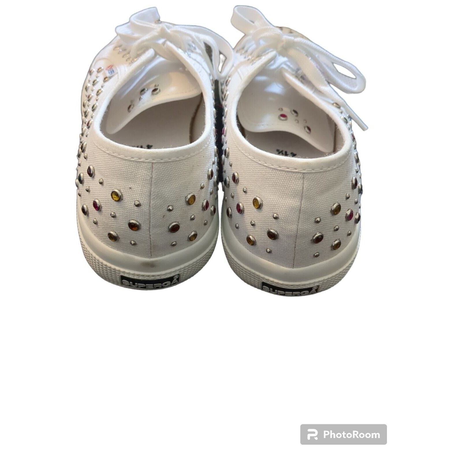 Superga NEW SUPERGA Women's Cotu Classic White Sneakers SZ 8.5 Size US 8.5 / IT 38.5 - 4 Thumbnail