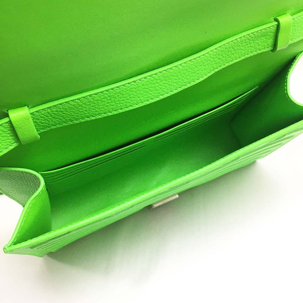 Balenciaga o1s1wg111024 Size: OS Car Flap Bag With Strap in Green Size ONE SIZE - 6 Thumbnail