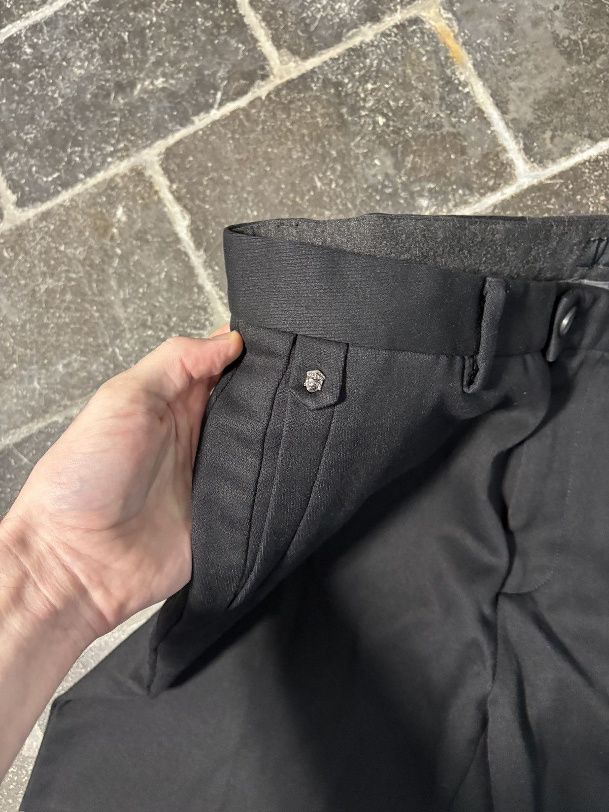 Versace Jeans Couture Versace Jeans Couture Trousers Vintage Versace JC Wool Pants Size US 35 - 6 Thumbnail