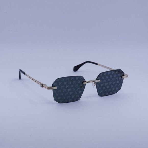 Palm Angels Palm Angels PERI10G QUARTZ 7607 Sunglasses Gold Geometric Size ONE SIZE - 4 Thumbnail