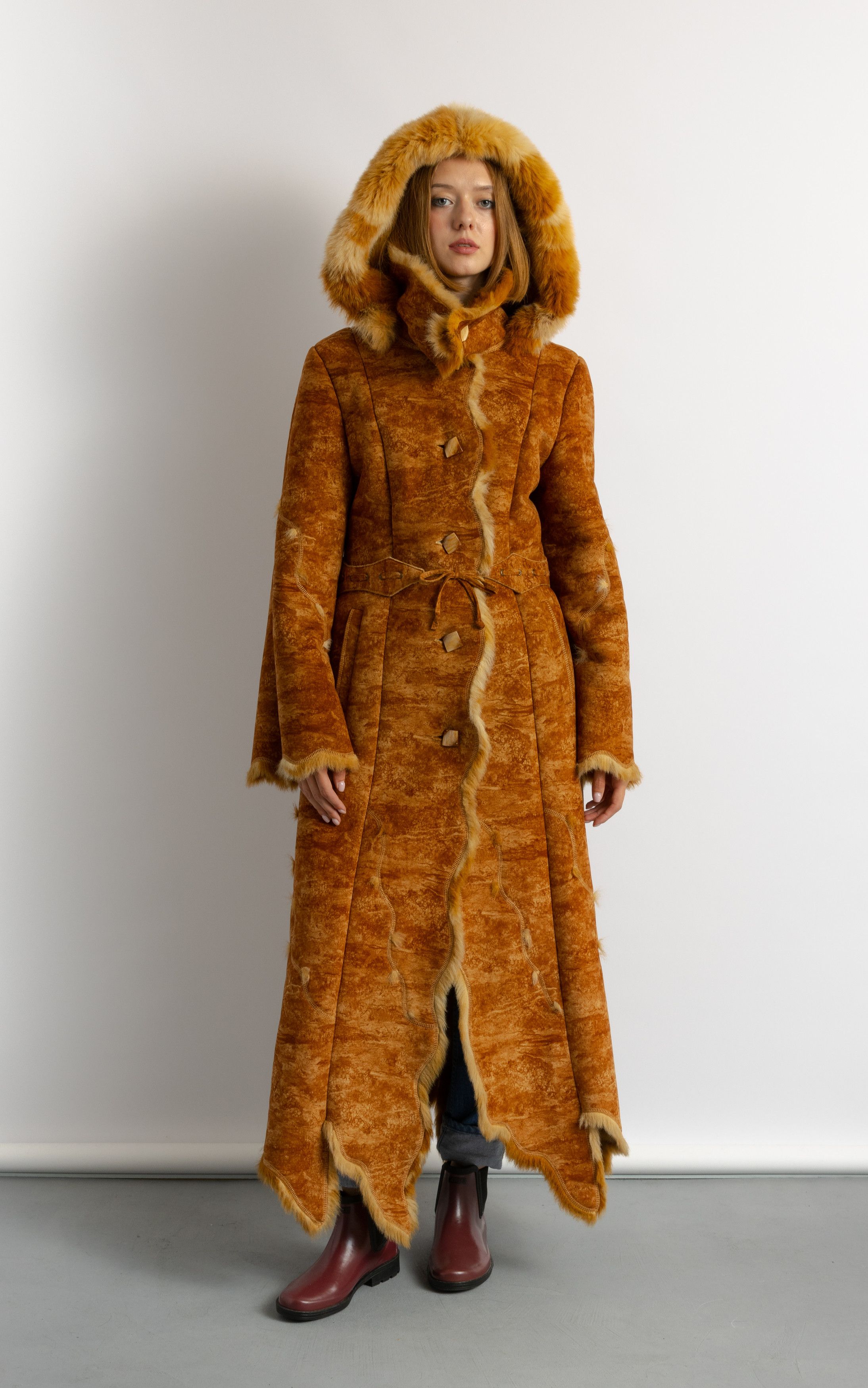 Vintage Vintage Vegan Suede Sheepskin Leather Shearling 8691 Size M / US 6-8 / IT 42-44 - 7 Thumbnail