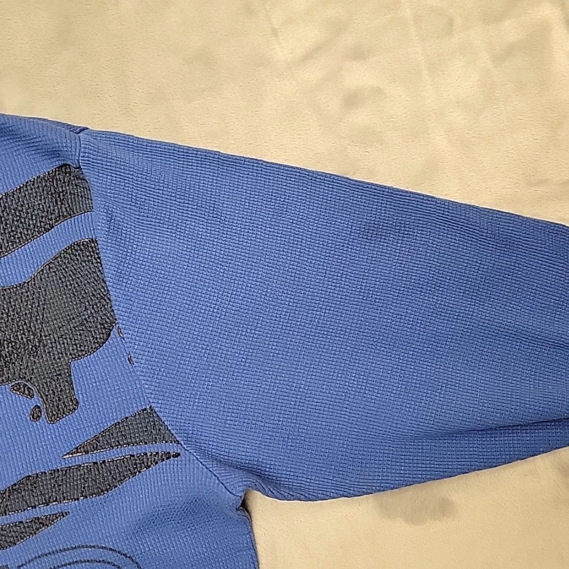 Ecko Unltd. VINTAGE Ecko Unltd Shirt Mens XL Blue Thermal Long Sleeve Crewneck Rhino Logo Unlimited Size US XL / EU 56 / 4 - 3 Thumbnail