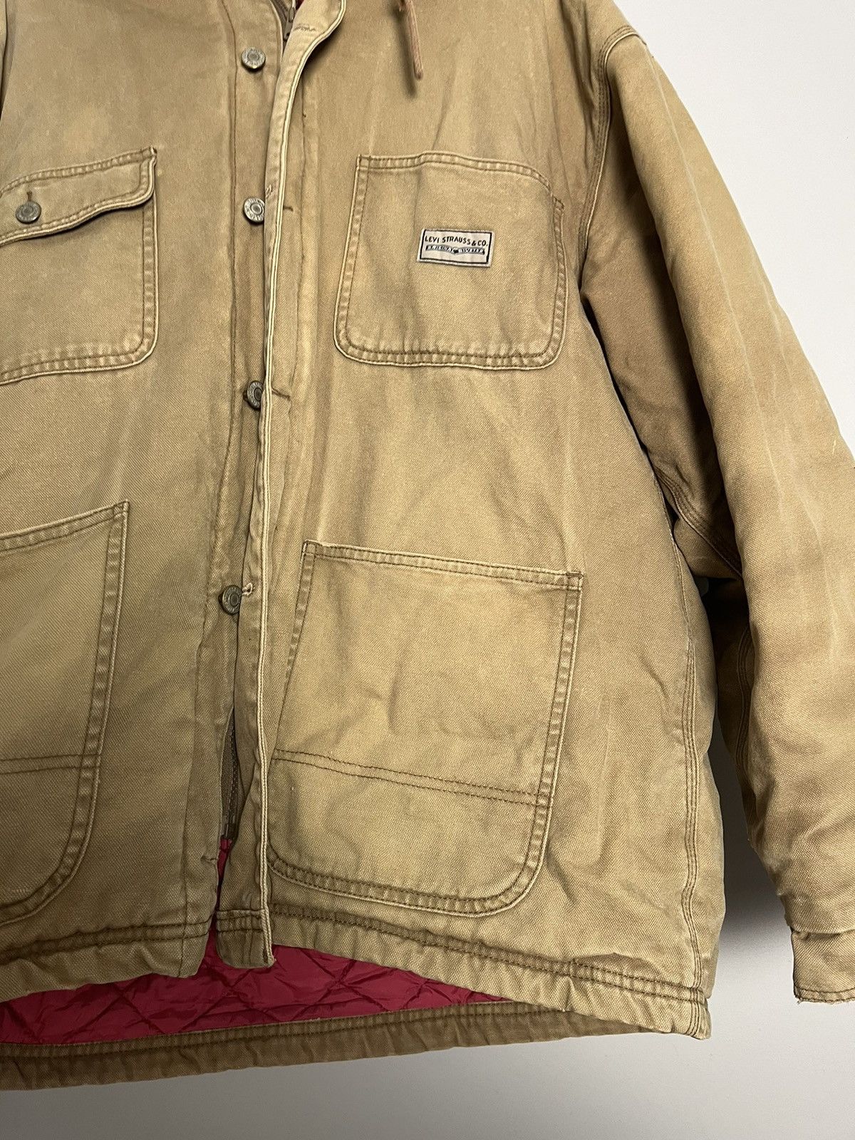 Levi's × Levi's Vintage Clothing × Vintage Vintage Levi's heavy jacket y2k 80s USA Size US XL / EU 56 / 4 - 4 Thumbnail
