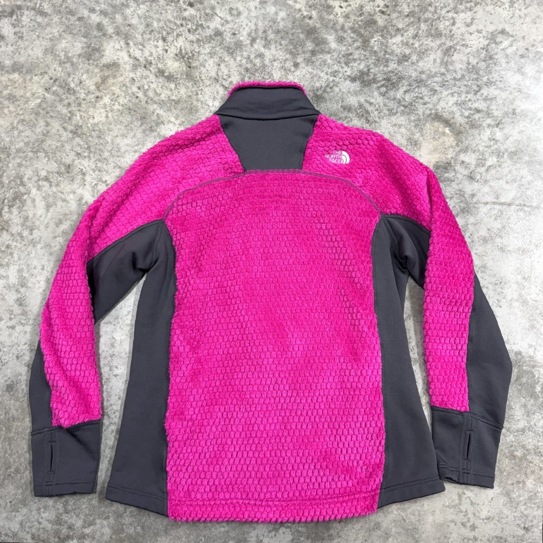 The North Face VINTAGE The North Face Jacket Womens XL Pink Fuzzy Fleece Softshell Full Zip Warm Hybrid Size XL / US 12-14 / IT 48-50 - 5 Thumbnail