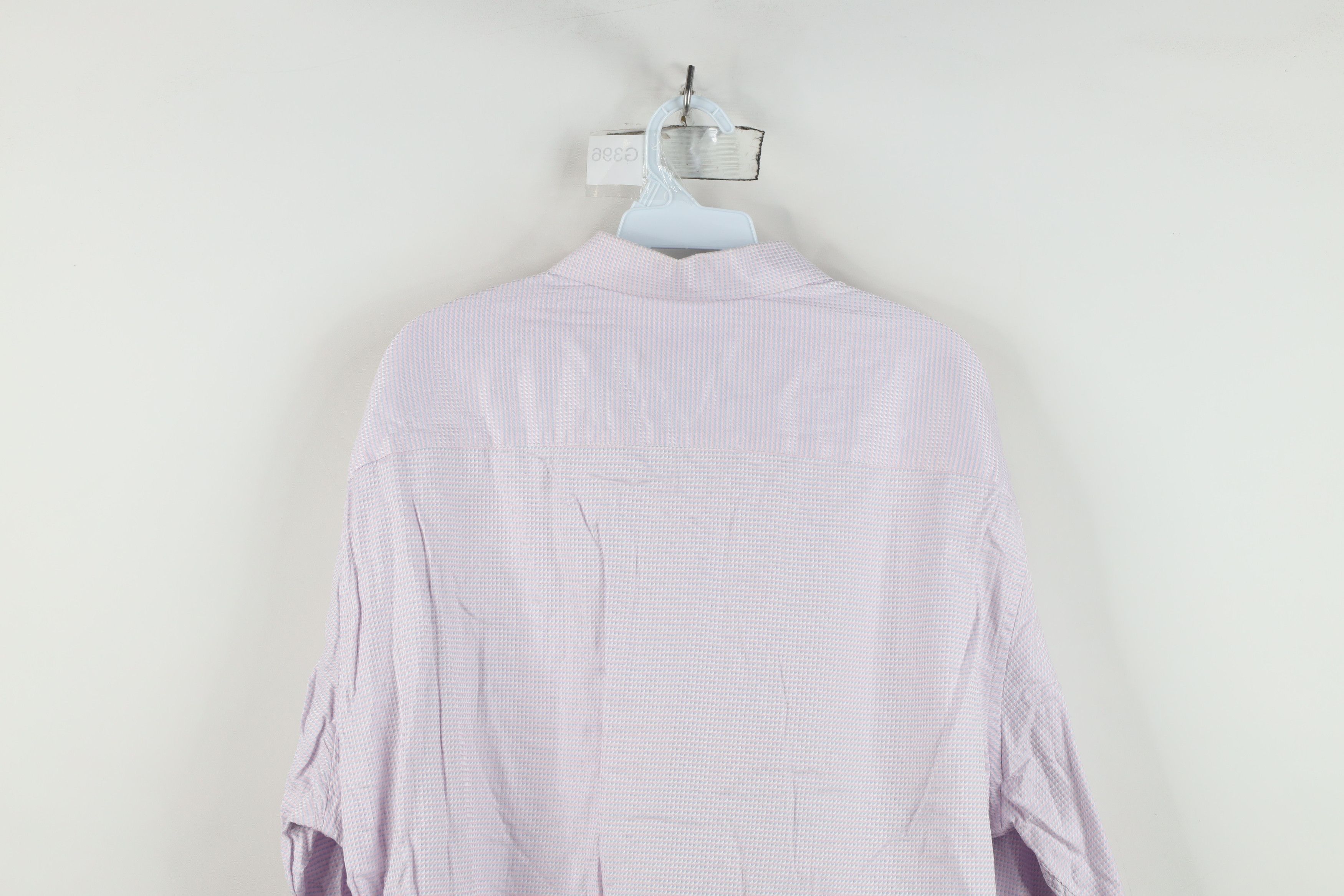 Johnston & Murphy Johnston & Murphy Collared Button Shirt Cotton Pink Size US XL / EU 56 / 4 - 13 Thumbnail
