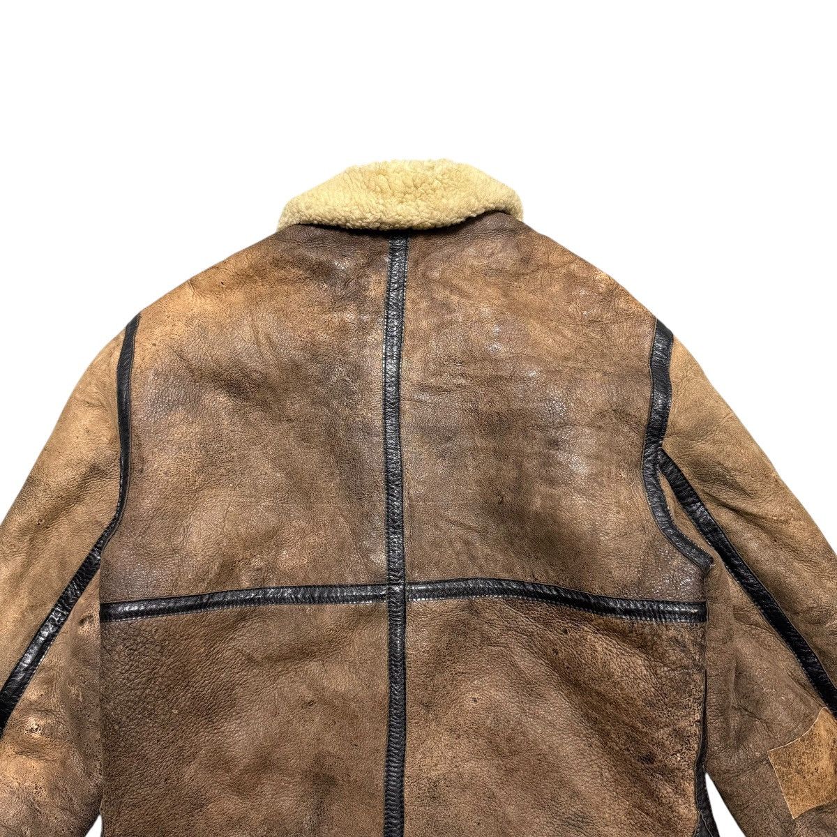 Golden Bear Vintage 80s Golden Bear Scovill Mouton Flight B3 Jacket Size US M / EU 48-50 / 2 - 17 Thumbnail
