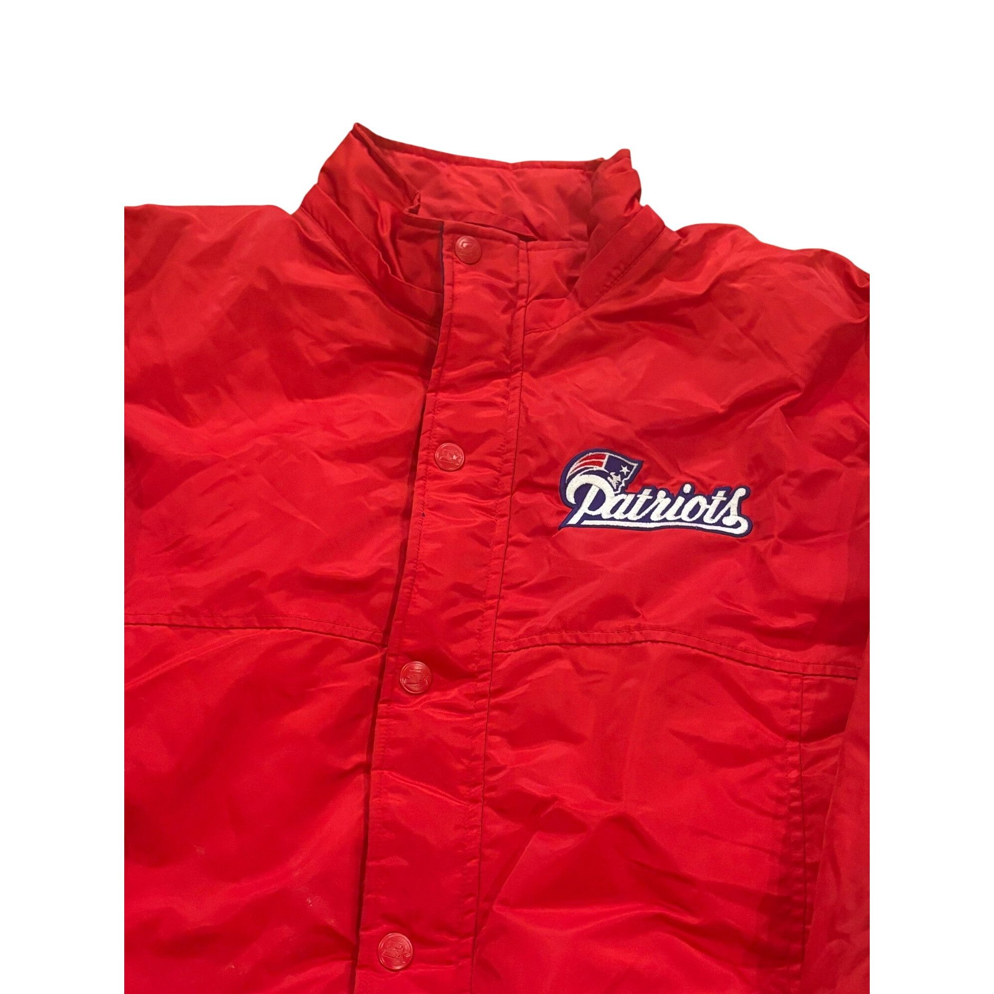 Starter Vintage 90s Starter New England Patriots NFL Full Zip Puffer Size US XL / EU 56 / 4 - 5 Thumbnail