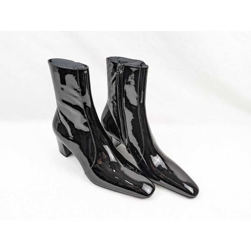Saint Laurent Paris o1rshd1 Q:2 / XIV Zipped Boots in Nero Size US 9 / EU 42 - 13 Thumbnail