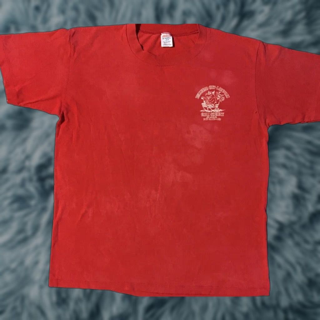 Vintage VINTAGE Bullhead City Chili Cook Off Shirt M Arizona Red 80s Distressed Single Stitch Men T-Shirt Size US M / EU 48-50 / 2 - 1 Thumbnail