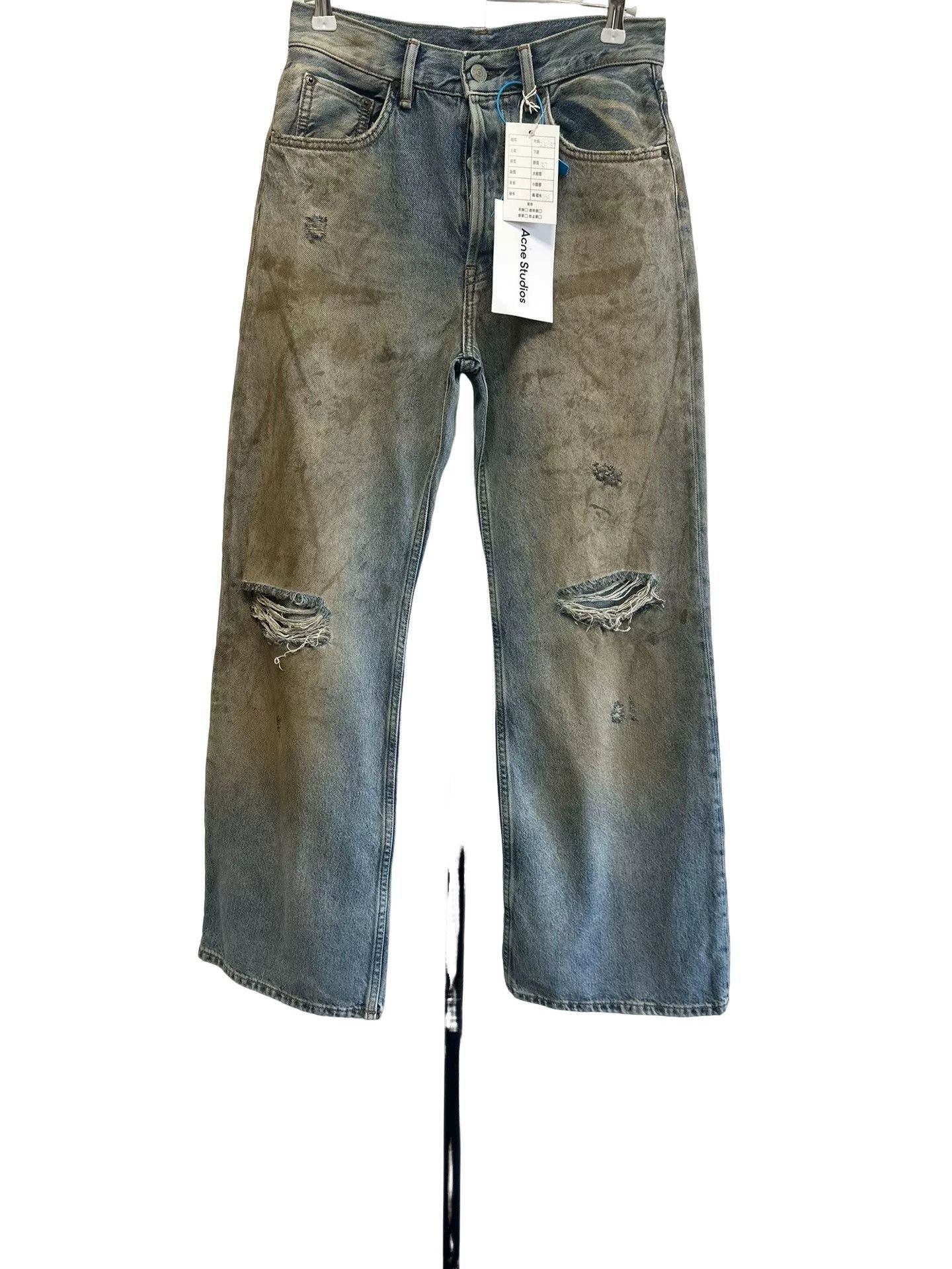 Acne Studios Acne Studios Penicillin Distressed Jeans 25 Size US 26 / EU 42 - 1 Thumbnail