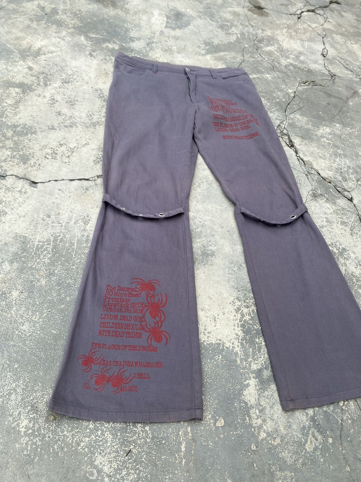If Six Was Nine × Japanese Brand RBa Punk Poem Spider Flare Size US 34 / EU 50 - 2 Thumbnail
