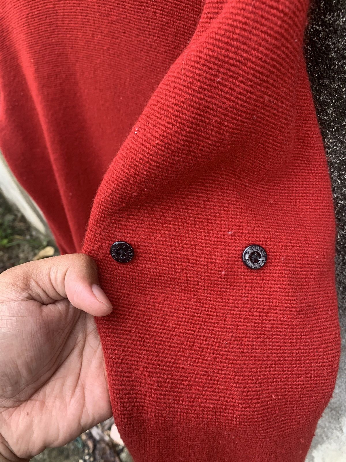 Stone Island × Vintage Vintage 90s Stone Island Pullover Knit Size US L / EU 52-54 / 3 - 13 Thumbnail