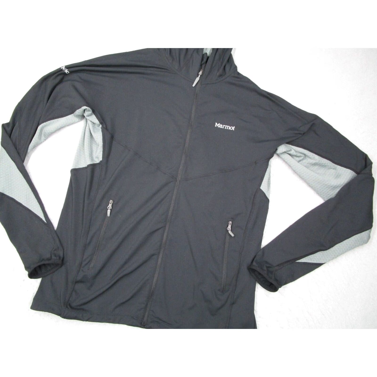 Marmot Marmot Jacket Mens Large Black Full Zip Hoodie Lightweight Hike Active Travel Size US L / EU 52-54 / 3 - 2 Thumbnail
