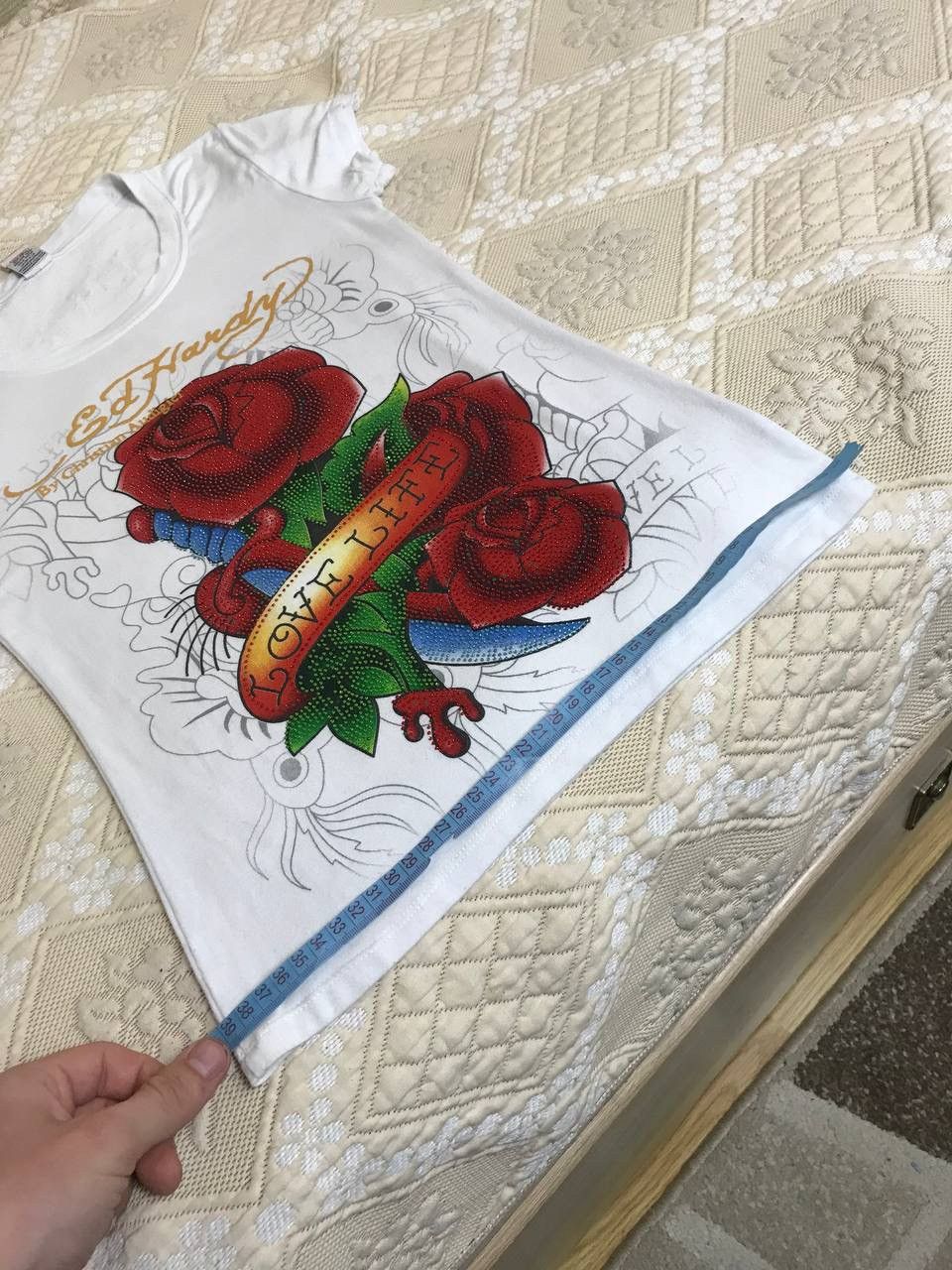 Christian Audigier × Ed Hardy × Vintage 🔥 Vintage Y2K Ed hardy Christian Audigier T Shirt Tank Top Size M / US 6-8 / IT 42-44 - 9 Thumbnail