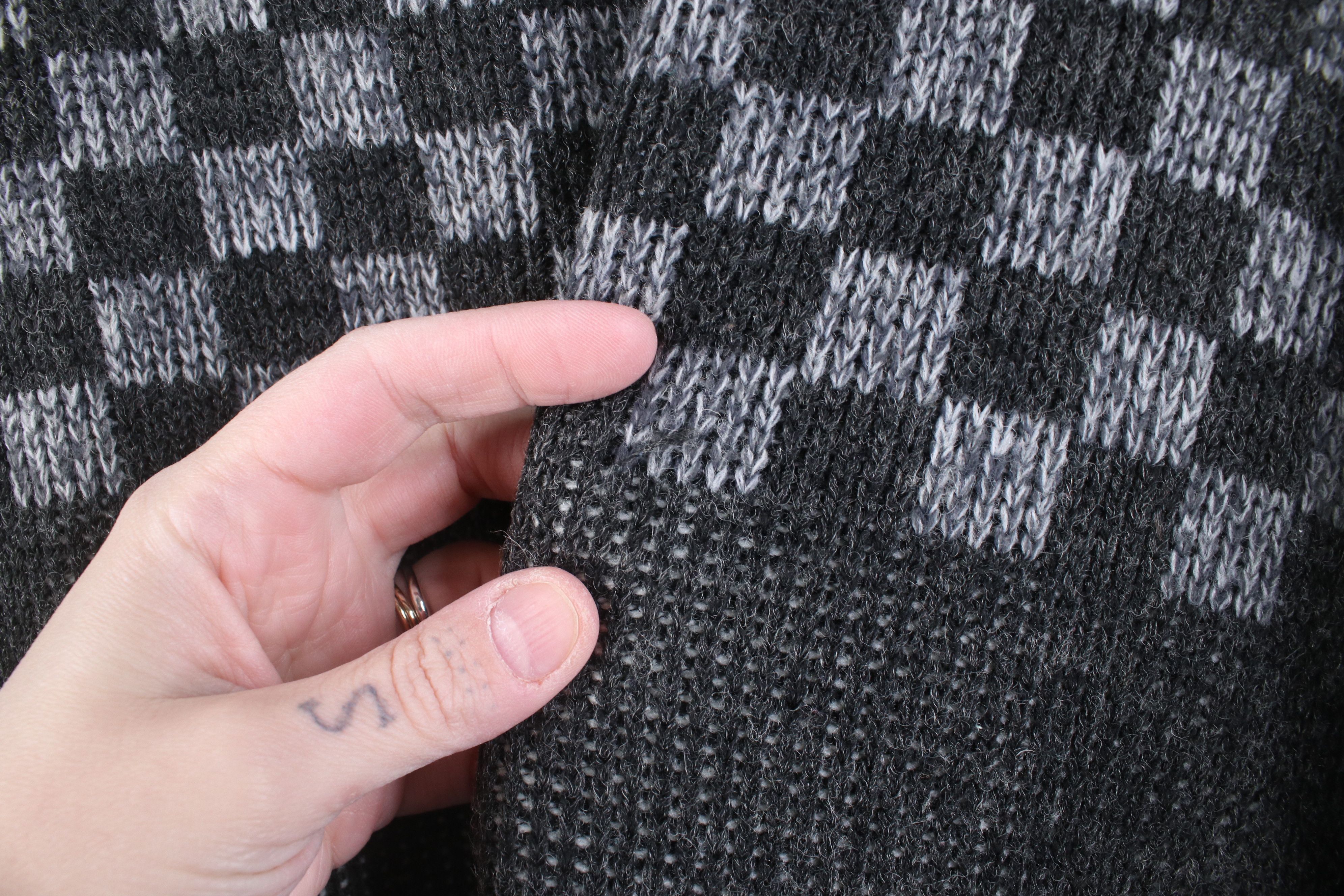 Vintage Vintage 90s Streetwear Ribbed Knit Crewneck Sweater Size US XXL / EU 58 / 5 - 9 Thumbnail