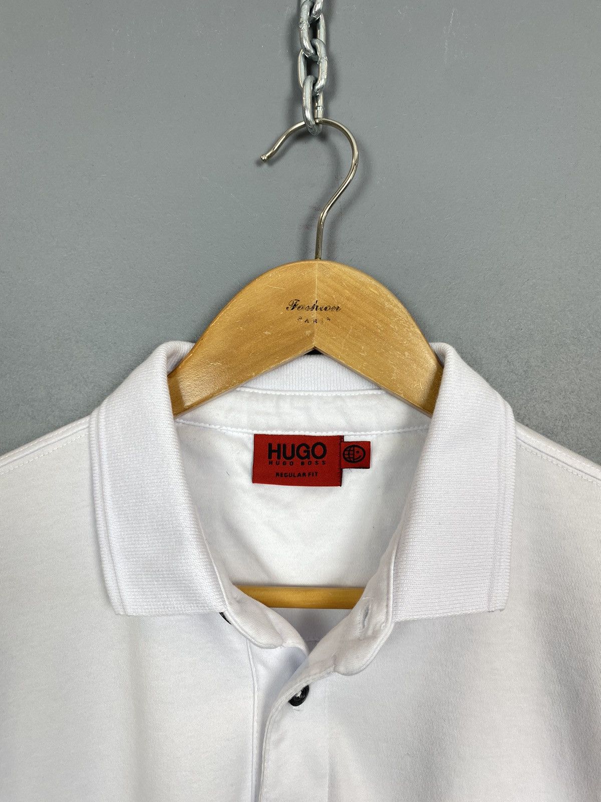 Hugo Boss Hugo Boss Short Sleeve Polo Shirt Men’s Size 3XL White Top Size US XXL / EU 58 / 5 - 3 Thumbnail