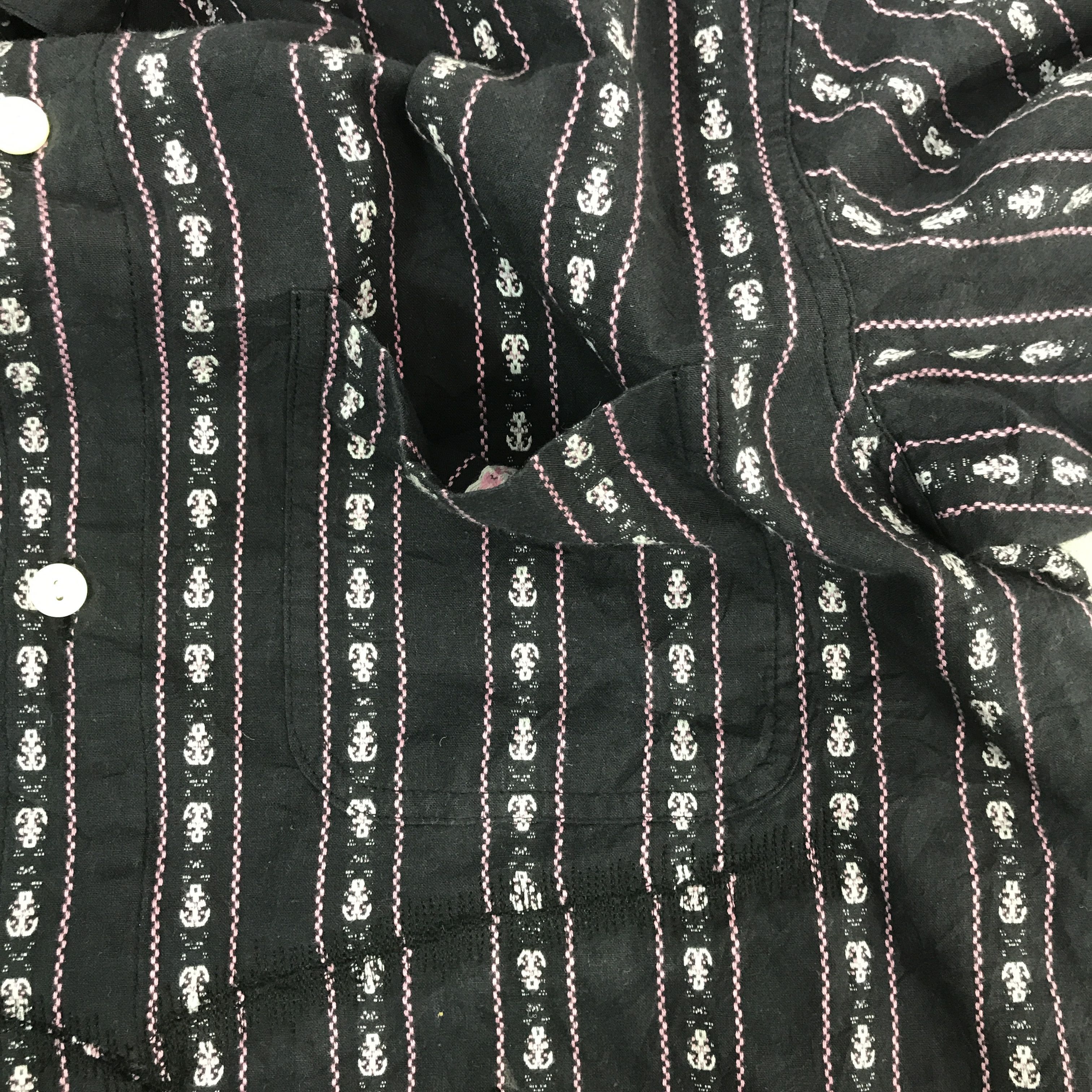 Japanese Brand × Sugar Cane × Vintage Vintage Sugar Cane Striped Navajo Button up Shirt Size US M / EU 48-50 / 2 - 7 Thumbnail