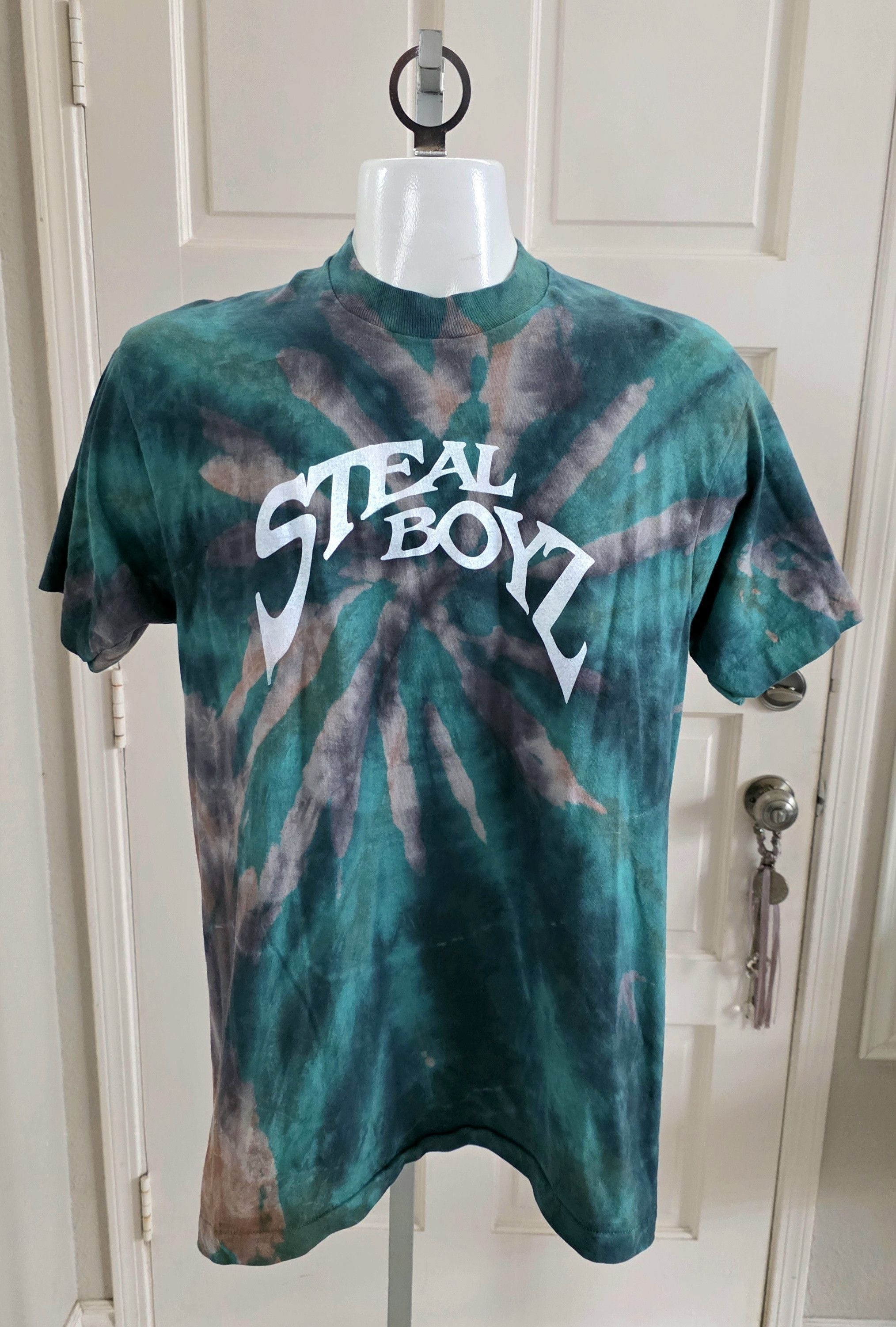 Other Steal Boyz Green multicolored Tiedye Men’s T Shirt Streetwea Size US M / EU 48-50 / 2 - 1 Thumbnail