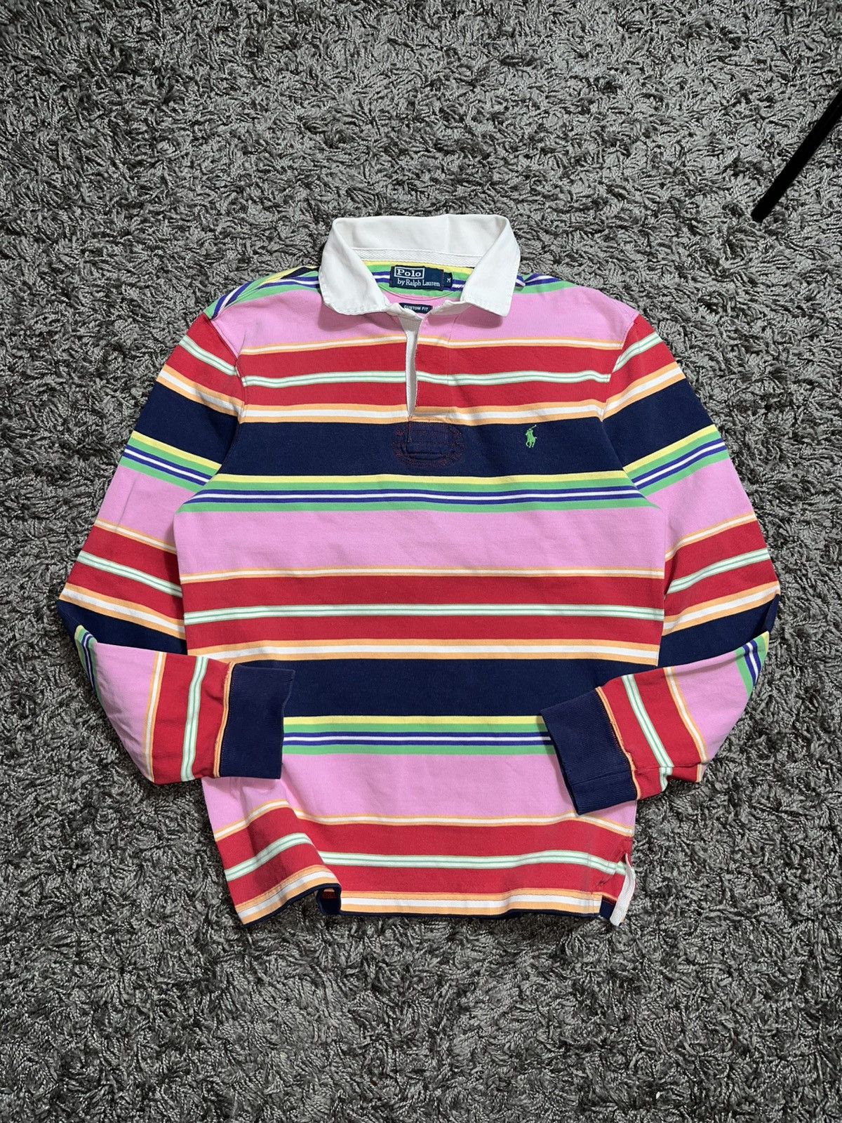 Ralph Lauren RALPH LAUREN VNTG Y2K HEAVY COTTON REGBY STYLE SHIRT Size US M / EU 48-50 / 2 - 1 Thumbnail