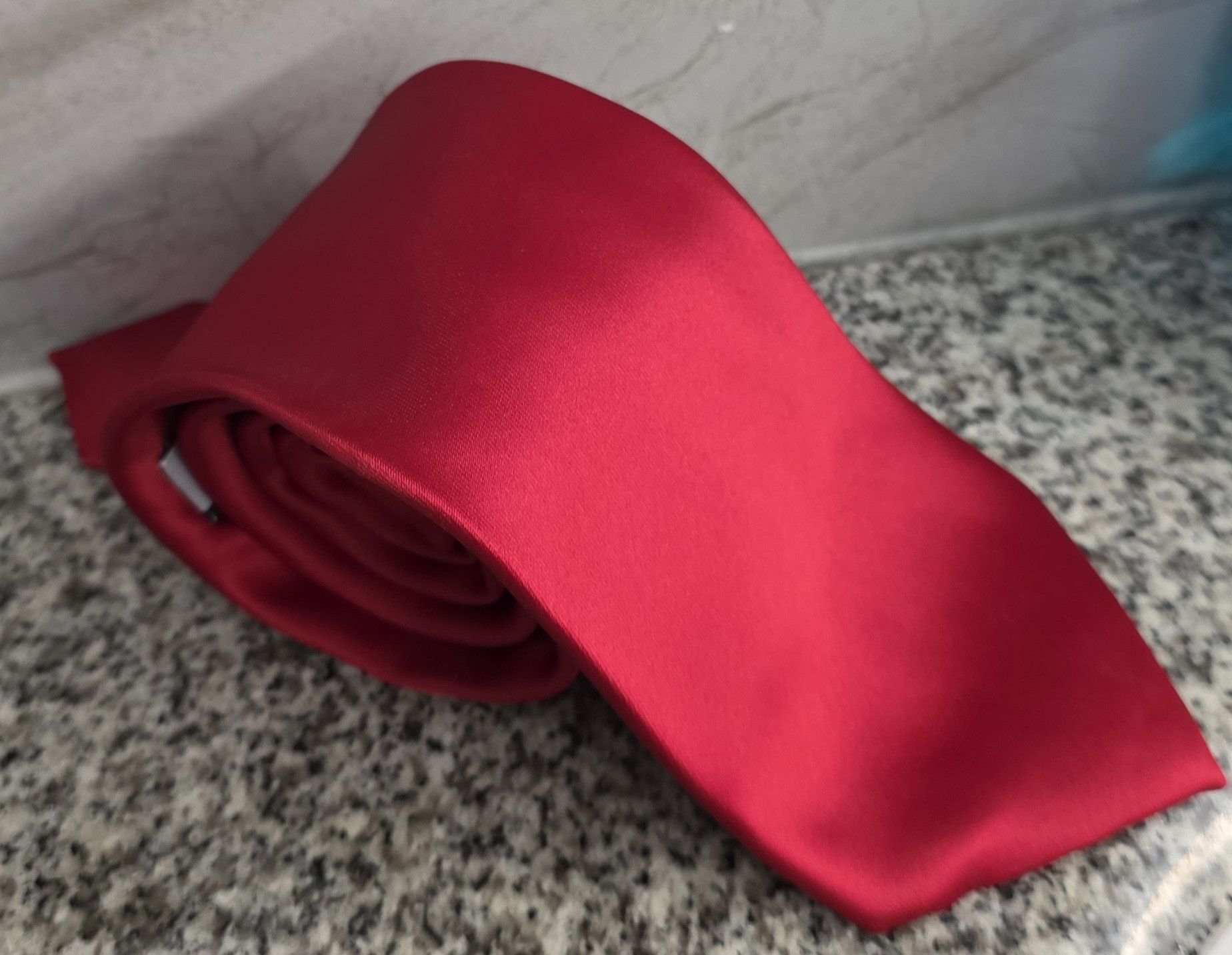 Geoffrey B. Small New Without Tags Geoffrey Beene Red Tie 58" Regular Size ONE SIZE - 4 Thumbnail