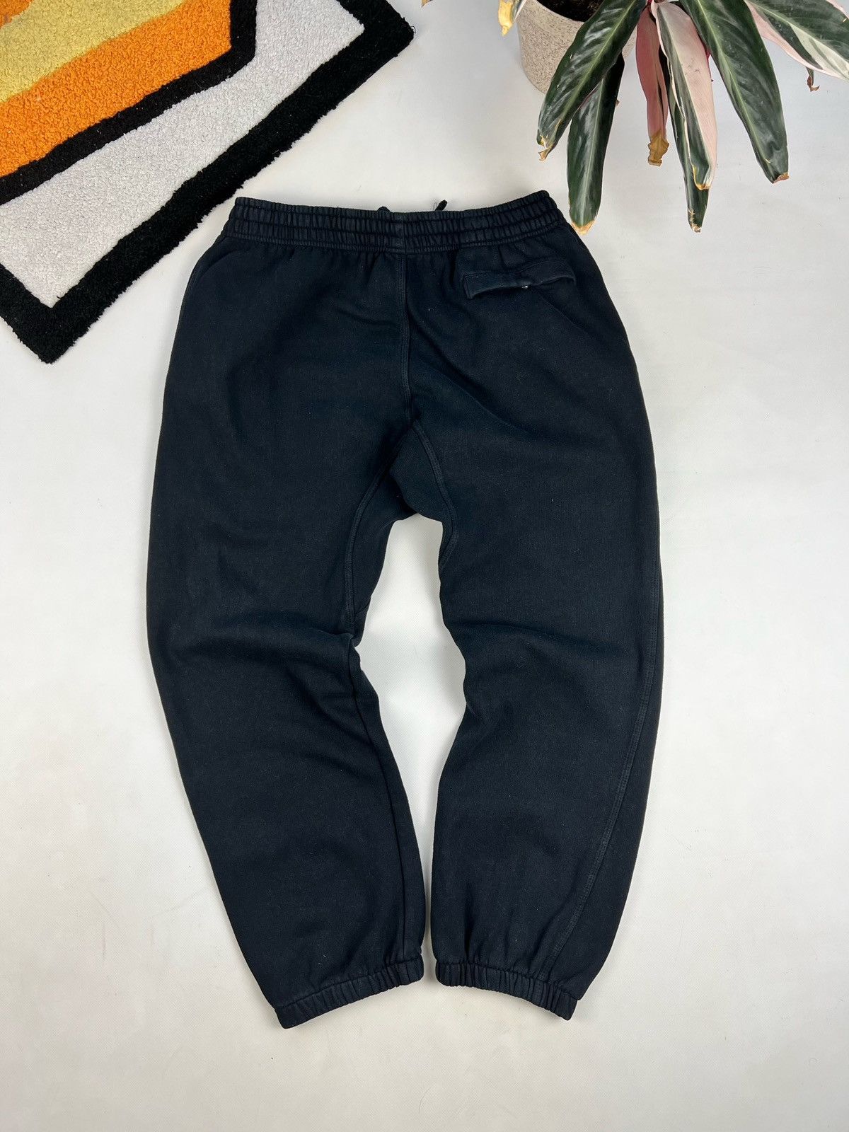 Nike × Vintage Vintage Y2K Nike Small Logo Heavy Cotton Sweatpants Size US 32 / EU 48 - 5 Thumbnail