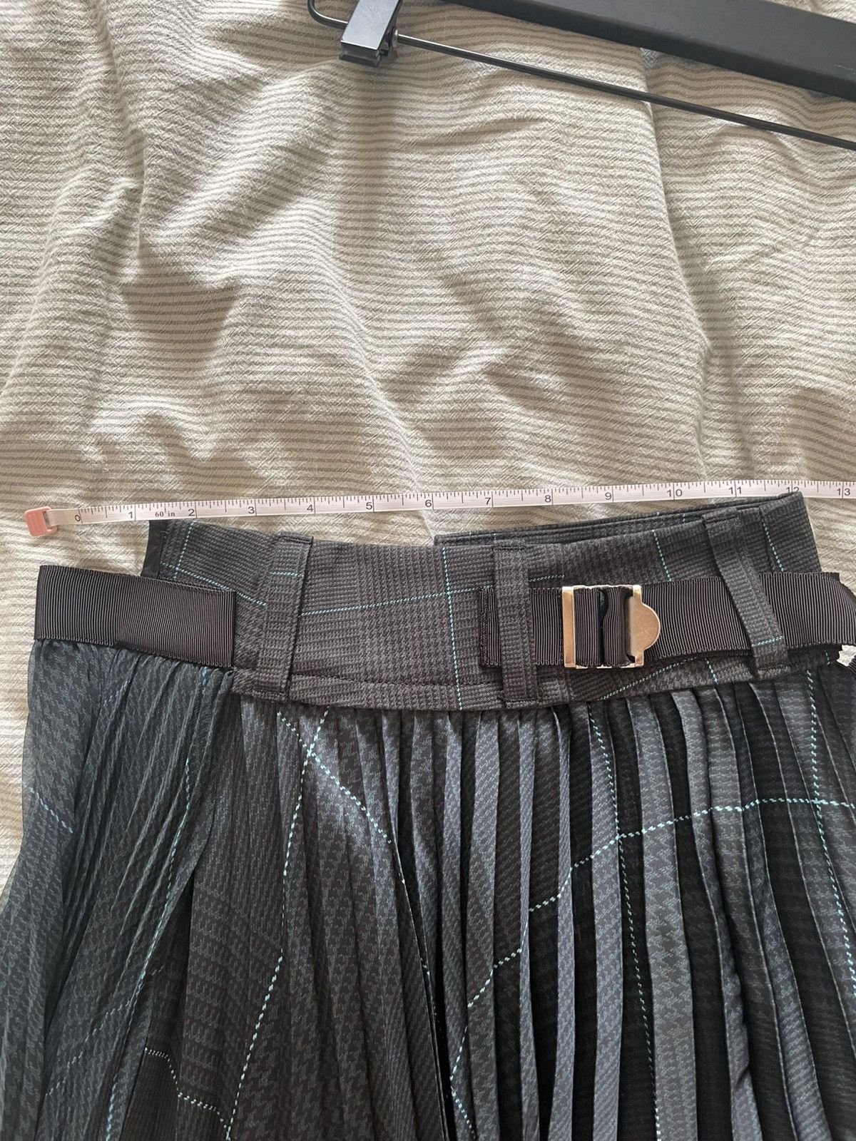 Sacai Sacai Patterned Pleated Skirt Size 24" / US 00 / IT 34 - 3 Thumbnail