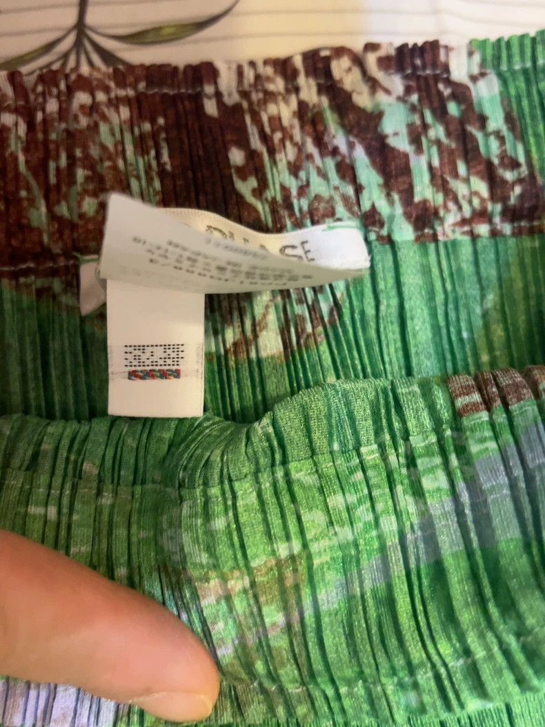 Issey Miyake issey miyake size:3 Purple pleated long dress Size 42" / US 20 - 4 Thumbnail