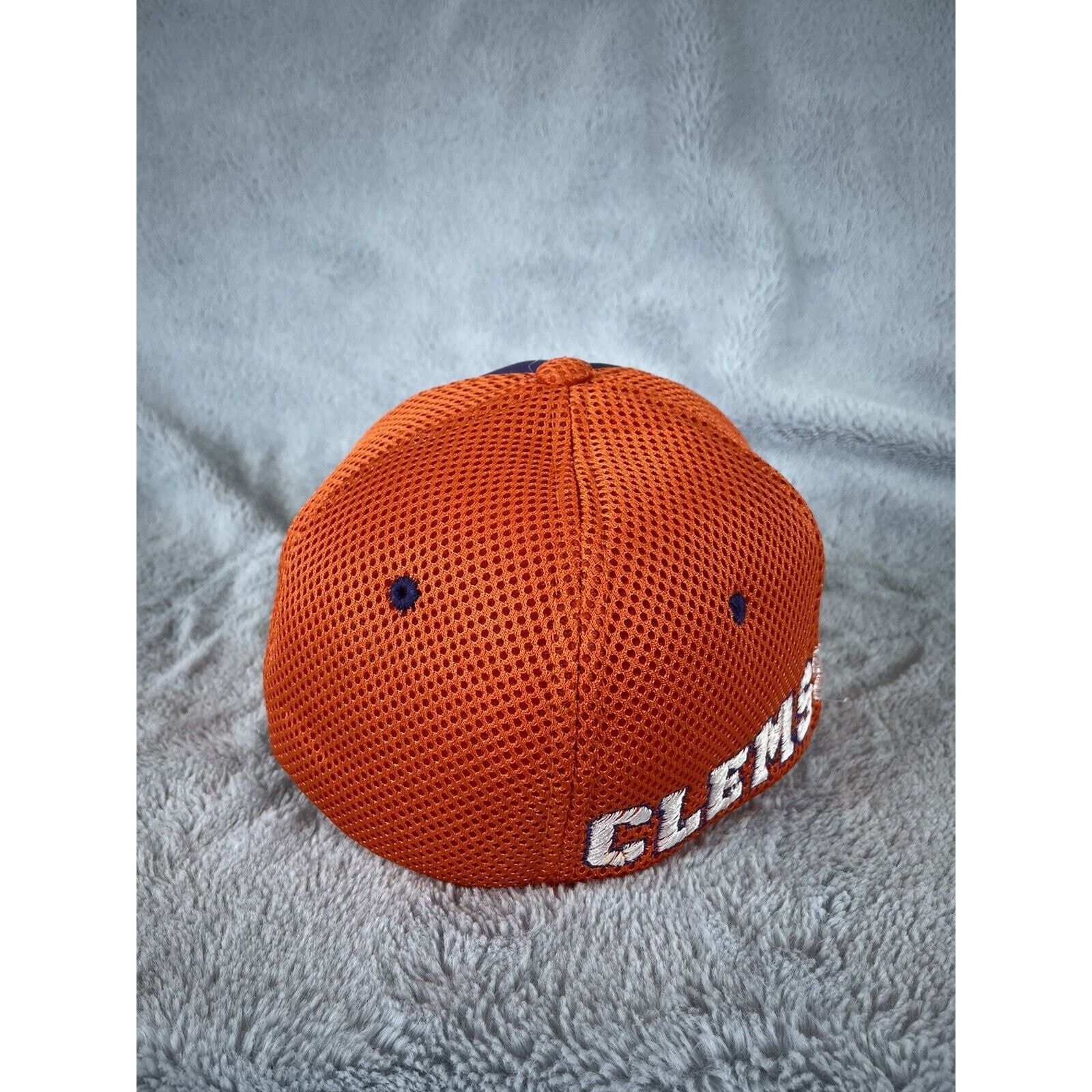 Zephyr Clemson Tigers Fitted Hat Zephyr Medium Large Orange Purple Size ONE SIZE - 4 Thumbnail