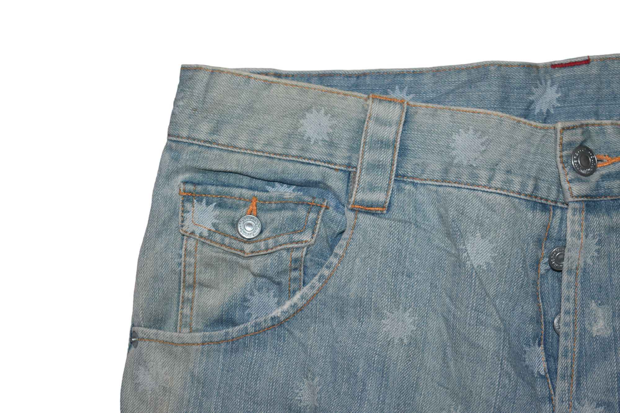 If Six Was Nine × Issey Miyake × Japanese Brand VINTAGE SUNOAKUWAHARA BY ISSEY MIYAKE DENIM JEANS SIZE 33 Size US 33 - 4 Thumbnail