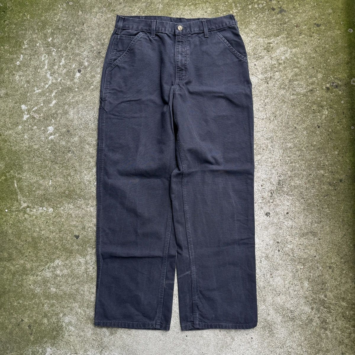 Carhartt × Vintage VINTAGE CARHARTT CARPENTER FADED BAGGY CANVAS WORK PANTS 32 Size US 32 / EU 48 - 1 Thumbnail