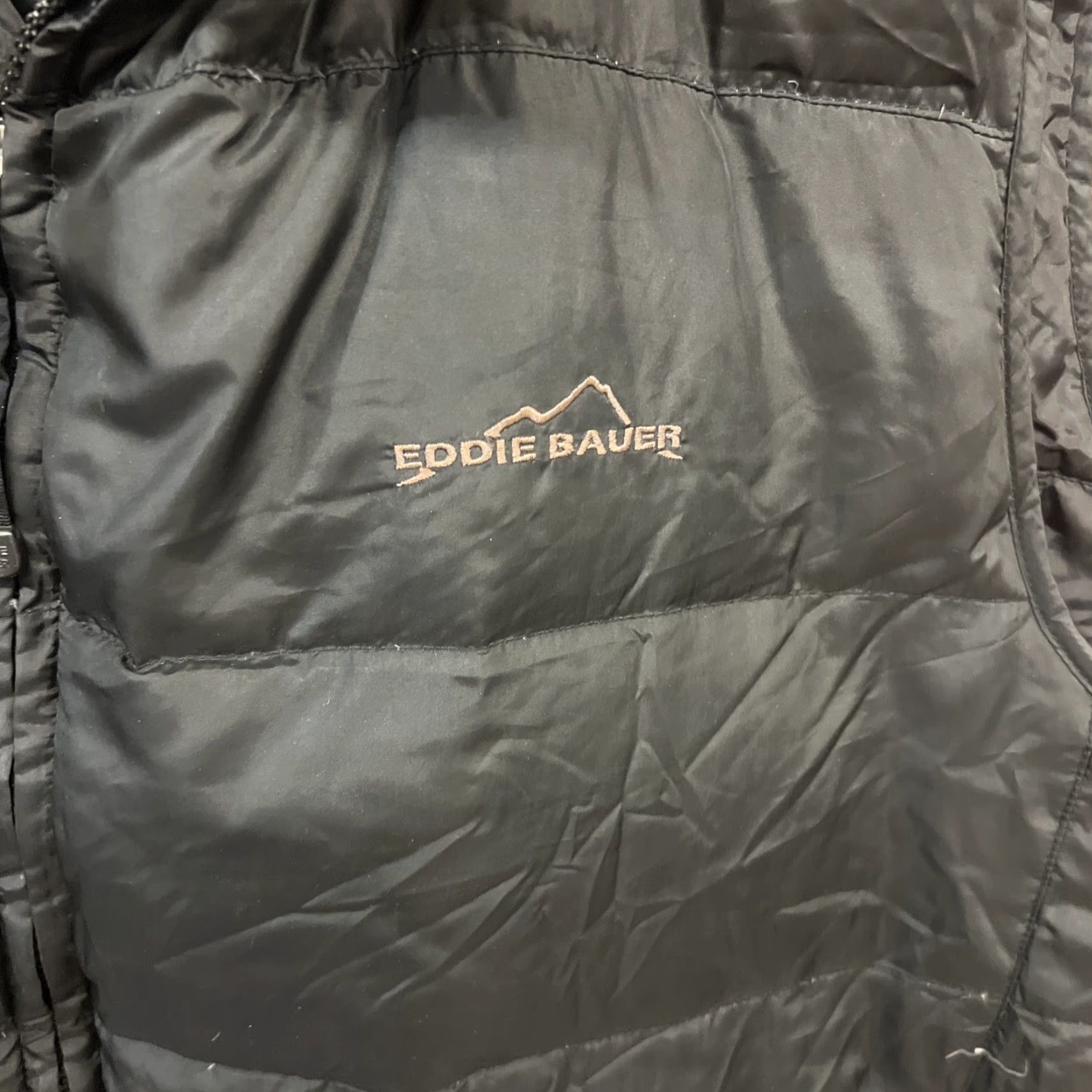 Eddie Bauer VEST Eddie Bauer Goose Down Quilted Black Puffer Vest Men’s XXL Down Filled Quilted Full Zip Stand-Up Collar Size US XXL / EU 58 / 5 - 3 Thumbnail