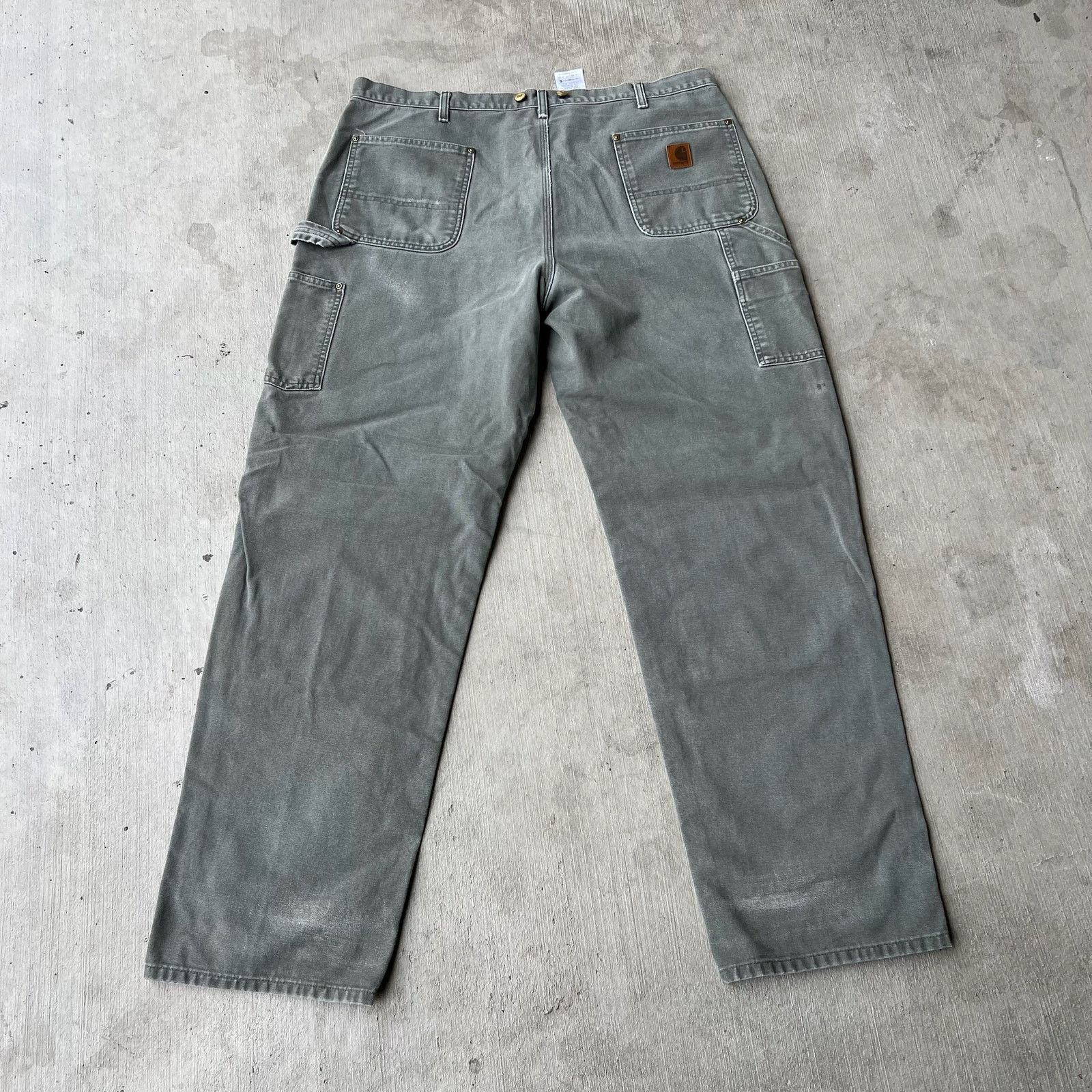 Carhartt × Vintage Carhartt green double knee work wear carpenter pants Size US 39 - 5 Thumbnail
