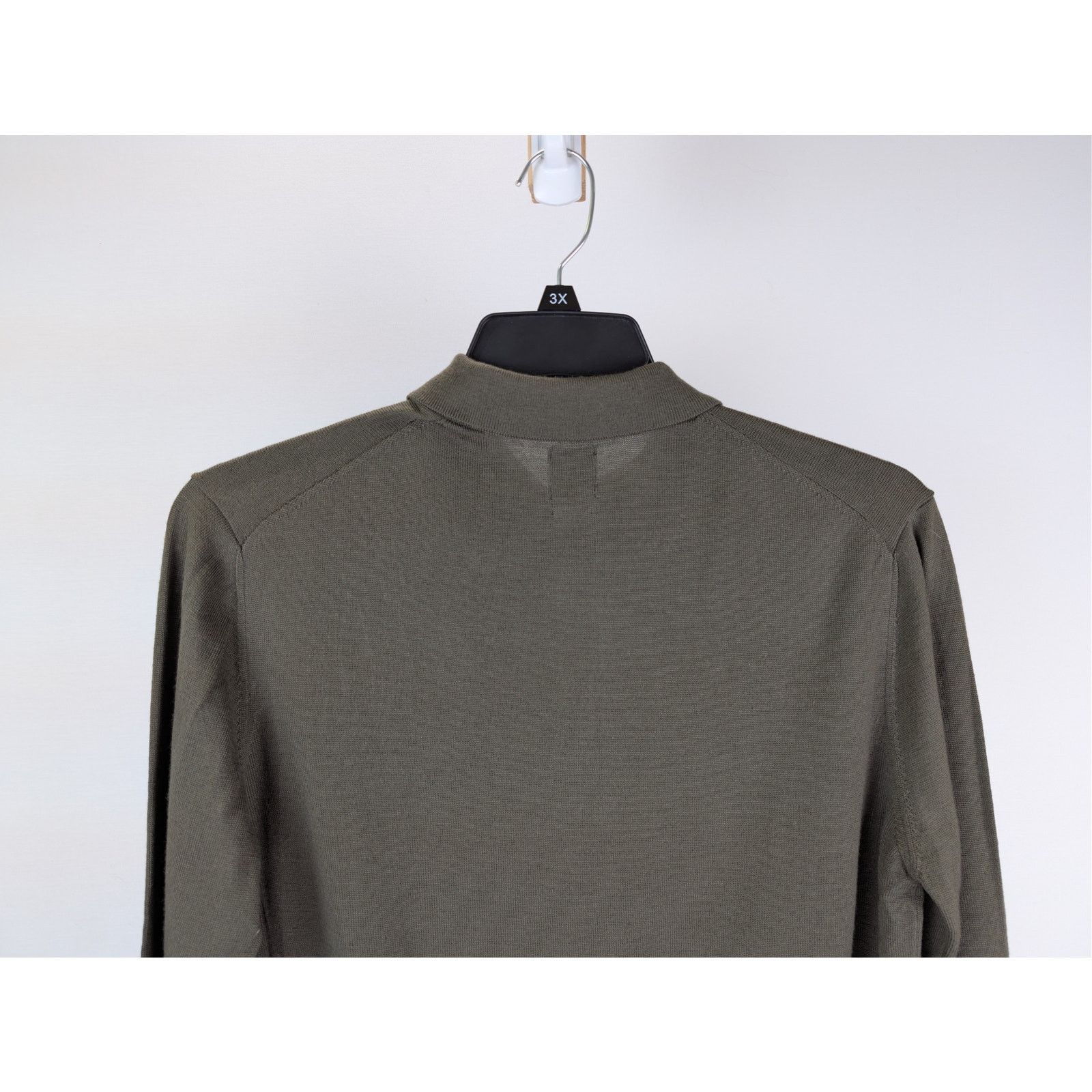 Boggi o1rshd1 CC20 Long Sleeve Knitwear Polo Shirt in Dark Brown Size US M / EU 48-50 / 2 - 11 Thumbnail