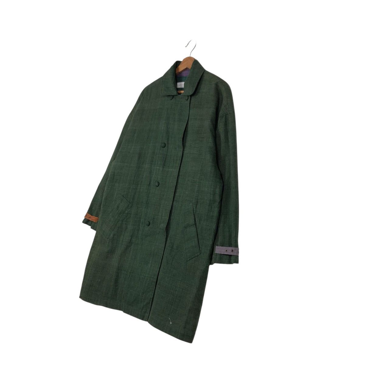 Issey Miyake 📌Rich Green Vintage Jacket Comme Se Soir Buckle Size US M / EU 48-50 / 2 - 3 Thumbnail