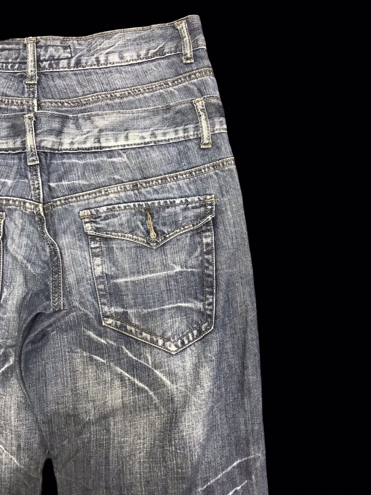 Seditionaries 💥DOUBLE WAIST💥PUNK MINSTRY DOUBLE WAIST LIGHT DENIM F324 Size US 32 / EU 48 - 11 Thumbnail