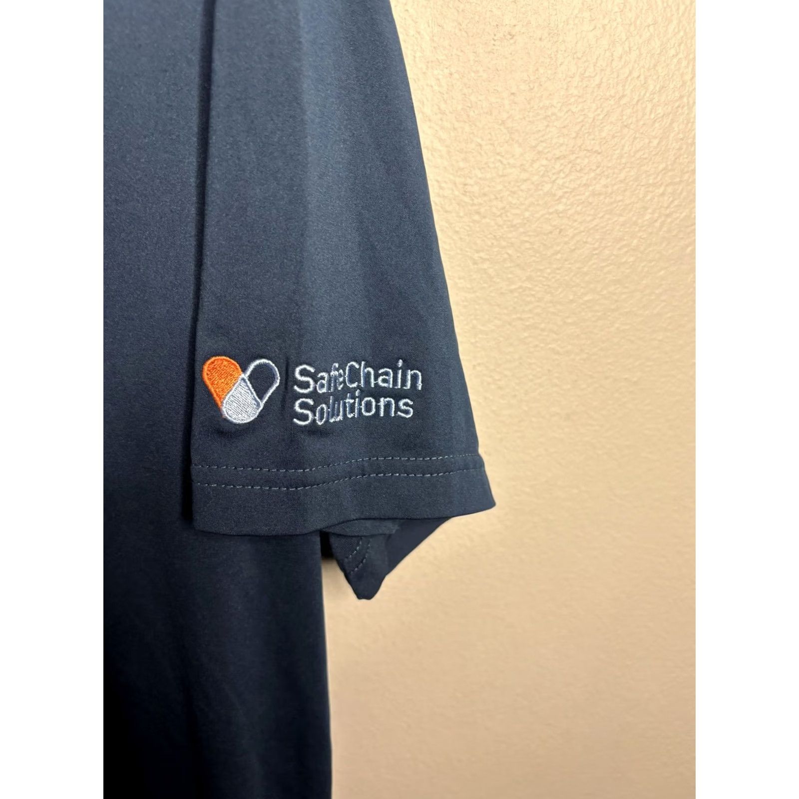Vintage Southern Marsh Polo Shirt Mens Large Blue Embroidered SafeChain Solutions Logo Size US L / EU 52-54 / 3 - 4 Thumbnail