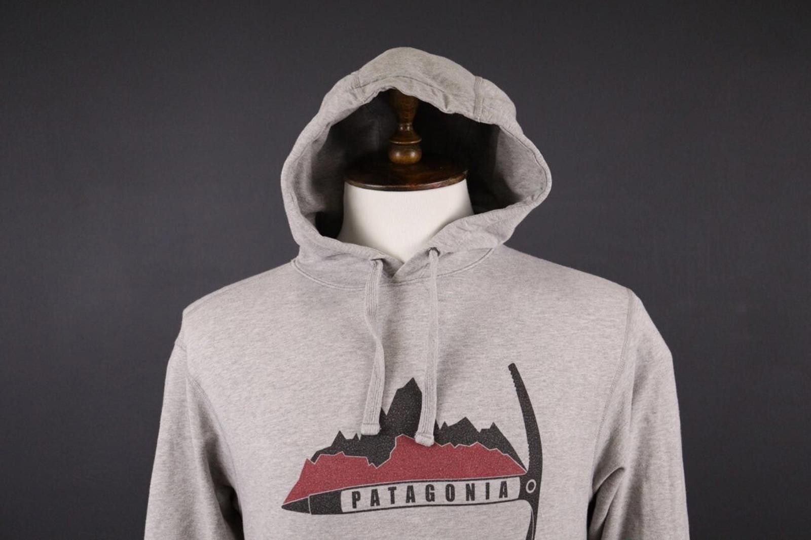 Patagonia Patagonia Gray Big Logo Long Sleeve Hoodie Sweater Size XS Size US XS / EU 42 / 0 - 3 Thumbnail