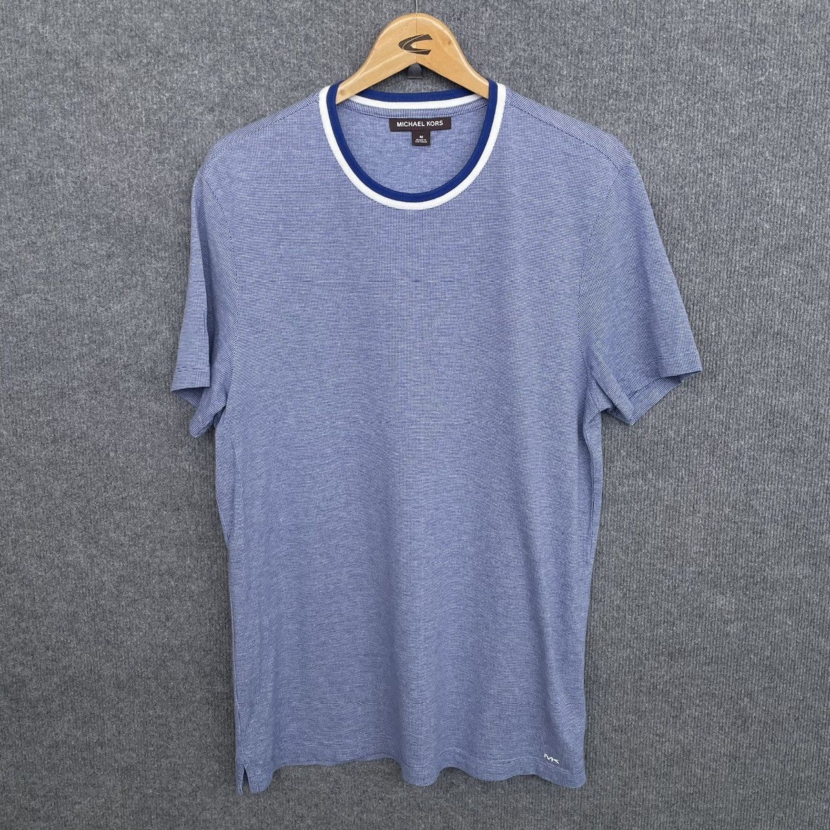 Designer × Michael Kors Michael Kors Blue Blank Essentials T Shirt Size US M / EU 48-50 / 2 - 1 Thumbnail